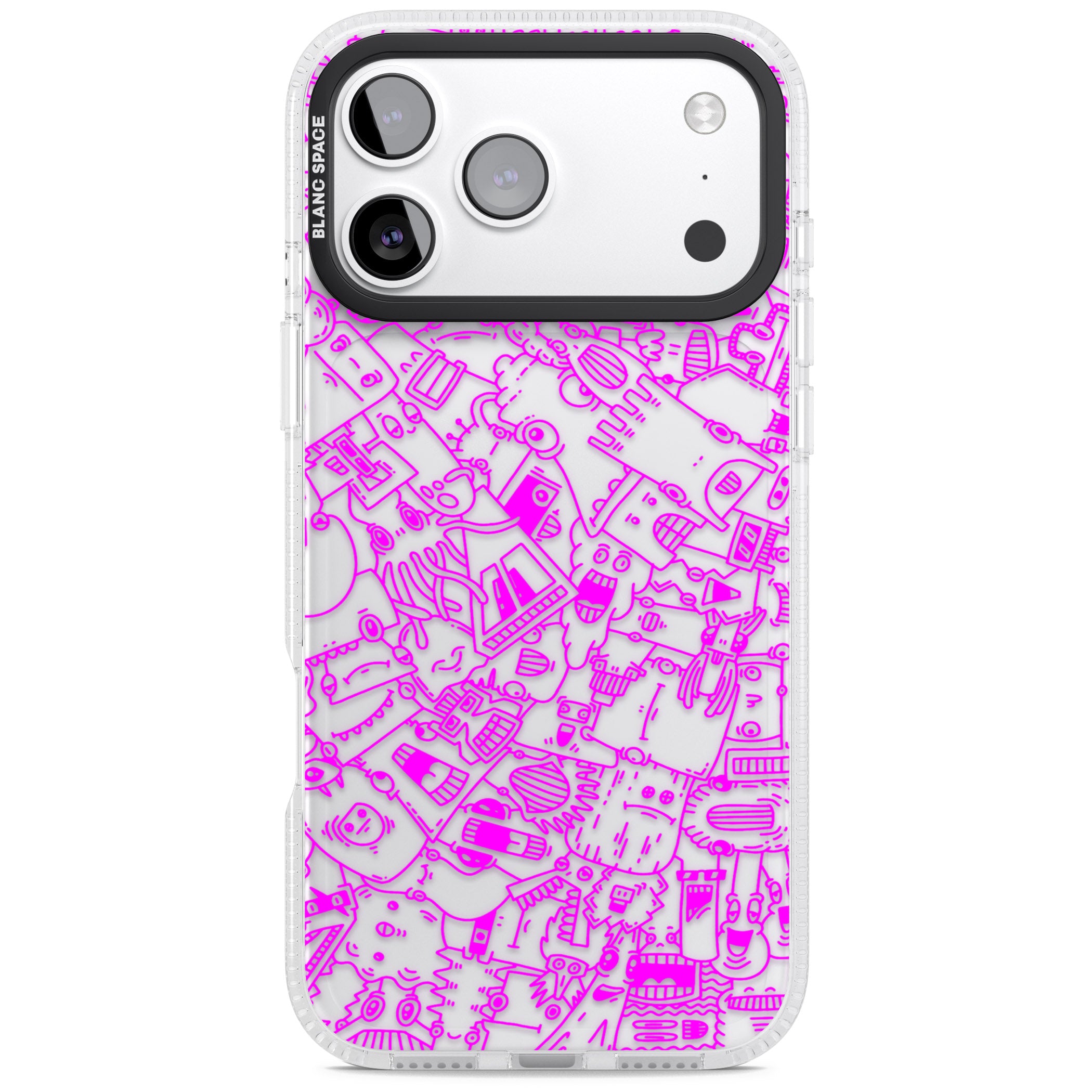Pink Pals iPhone 17 Pro Max Impact Air Clear Phone Case