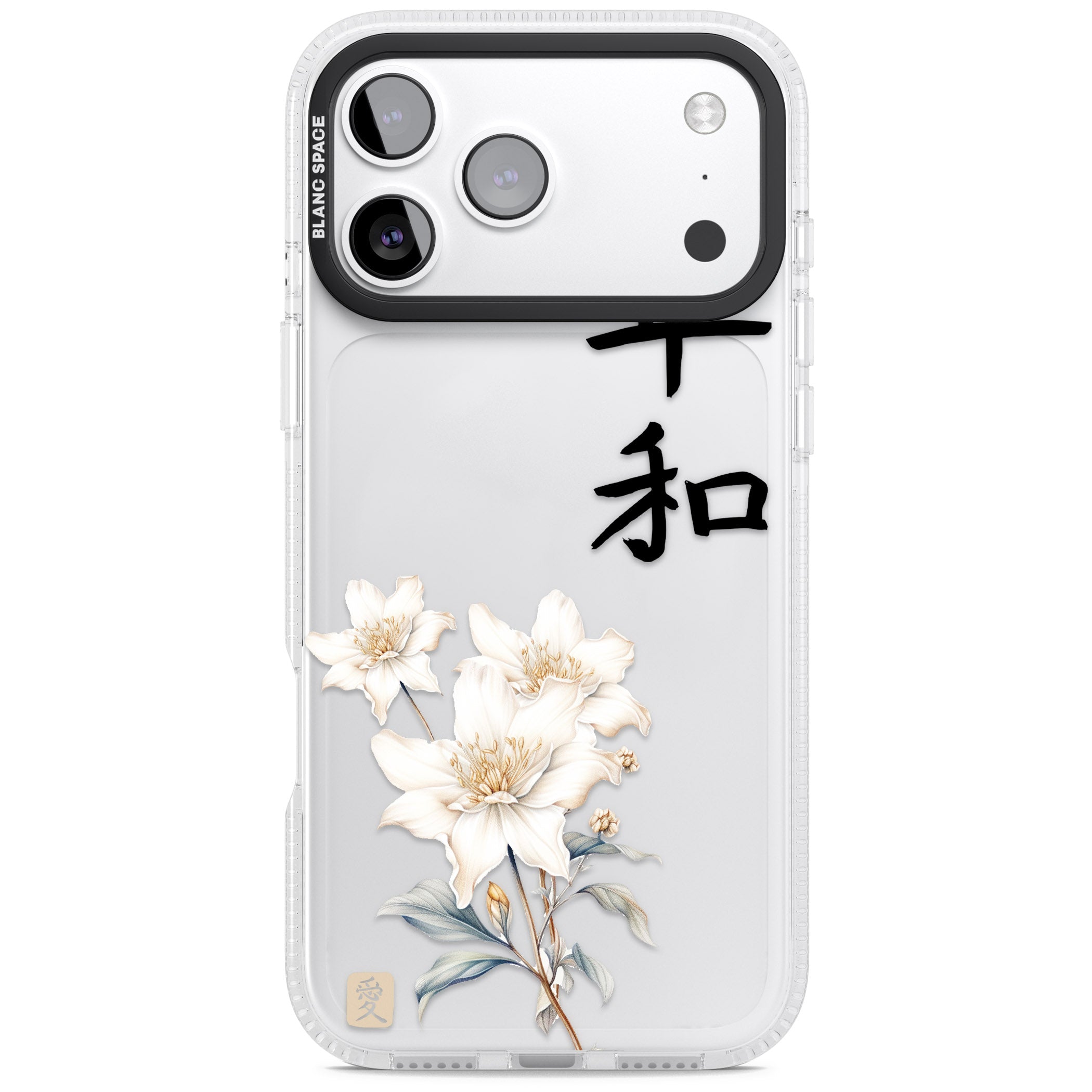 Peace And Flowers iPhone 17 Pro Max Impact Air Clear Phone Case