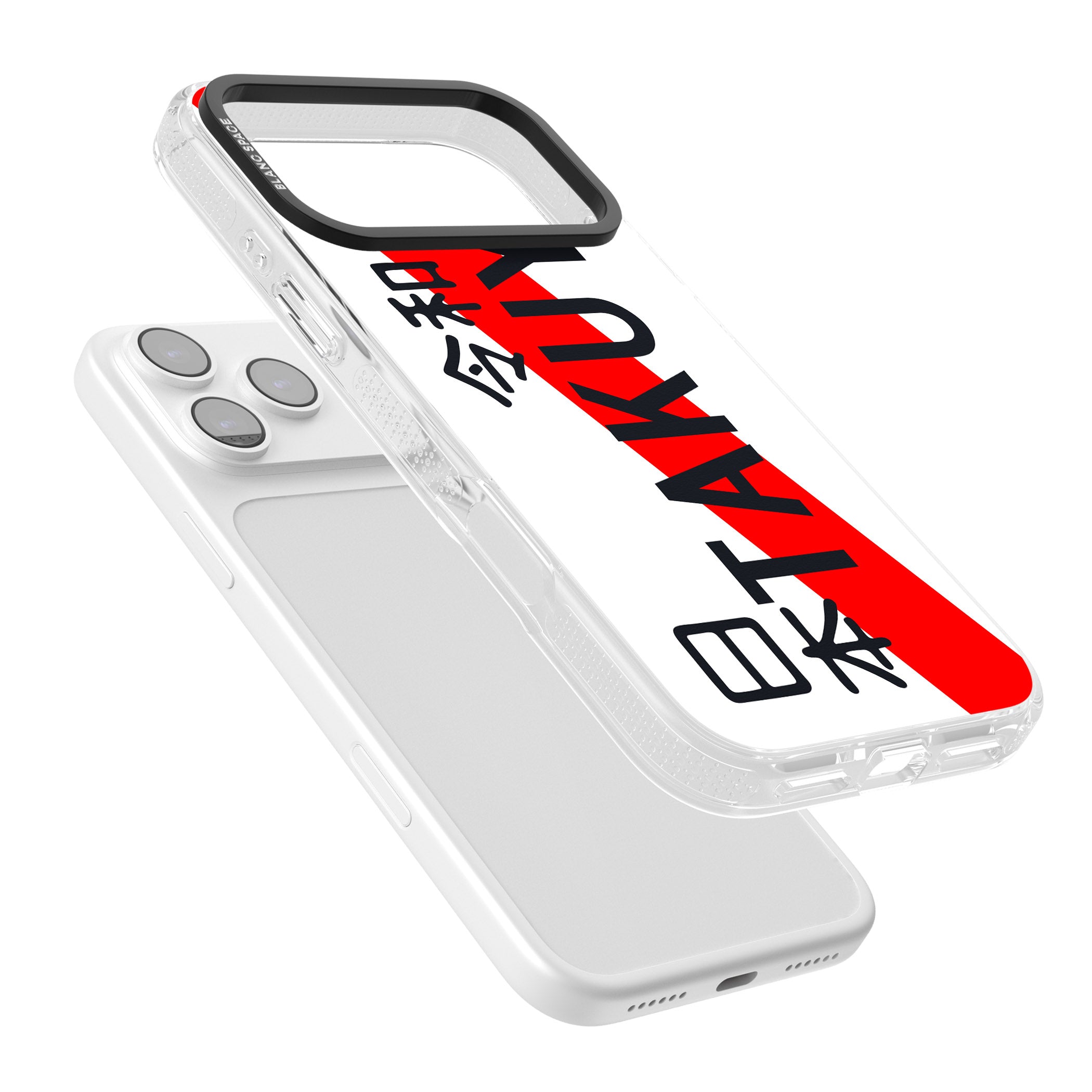 Personalised Japanese License Plate iPhone 17 Pro Max Impact Air Clear Phone Case Colours