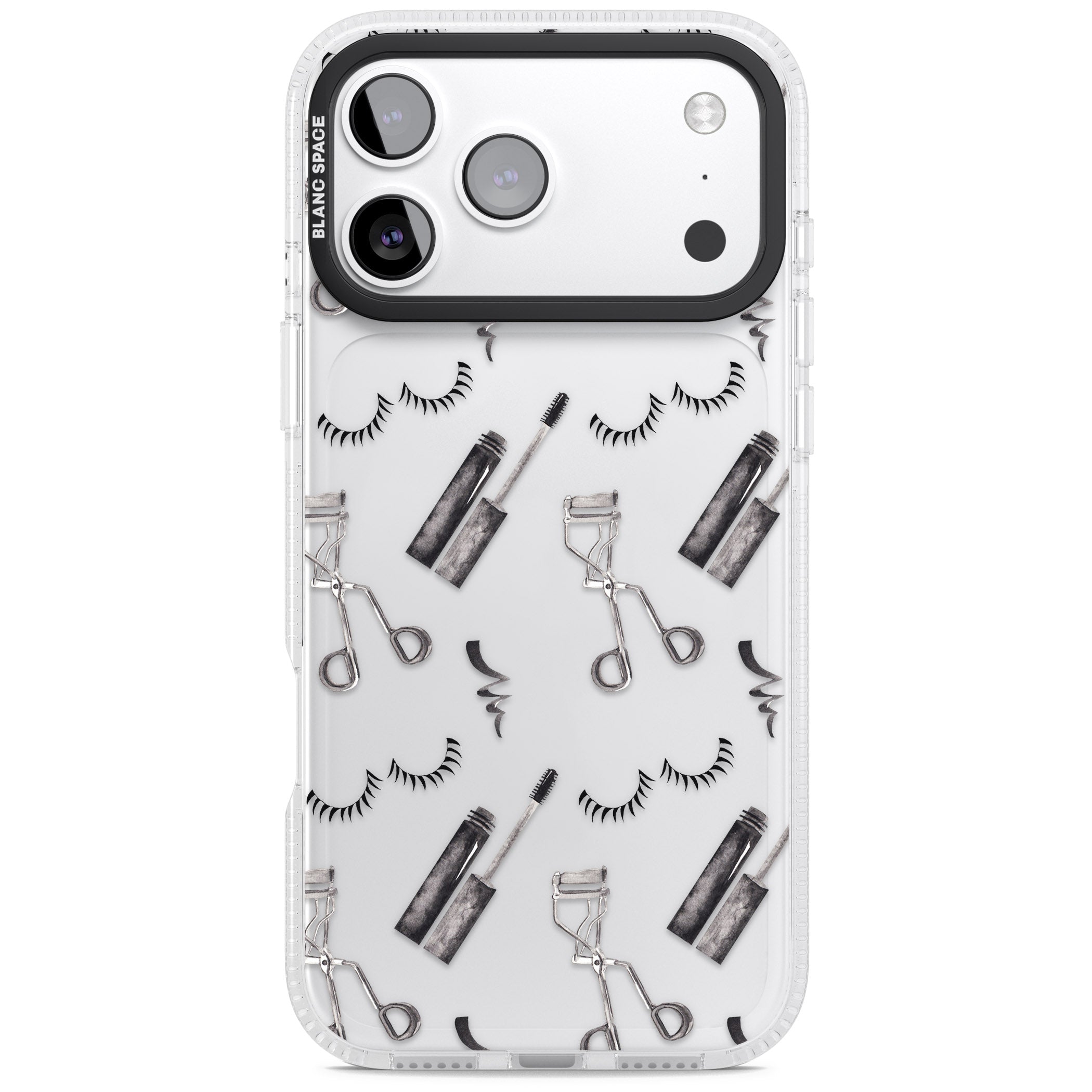 Eyelash Makeup Pattern iPhone 17 Pro Max Impact Air Clear Phone Case