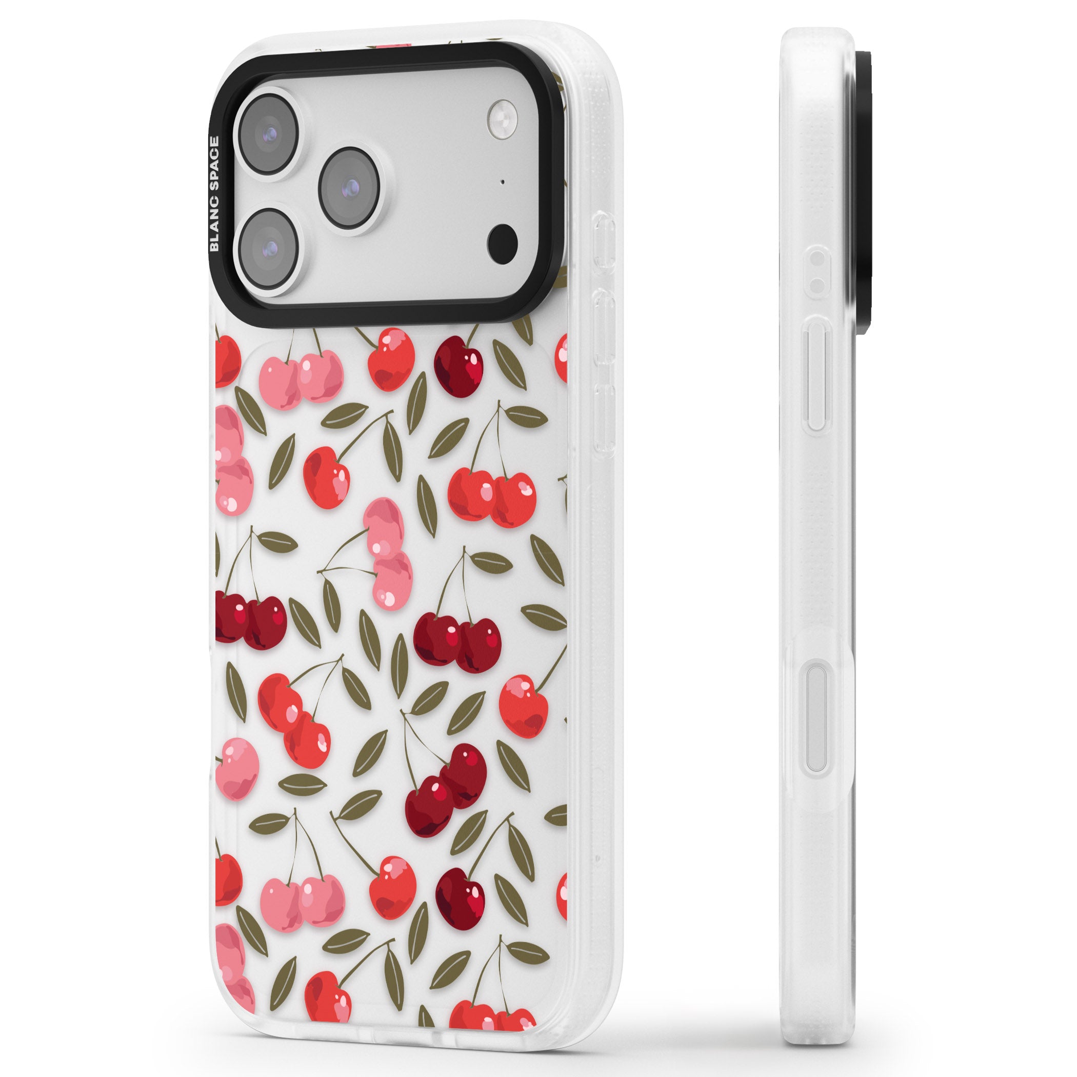 Cherry On Top iPhone 17 Pro Max Impact Air Clear Phone Case Side Profile