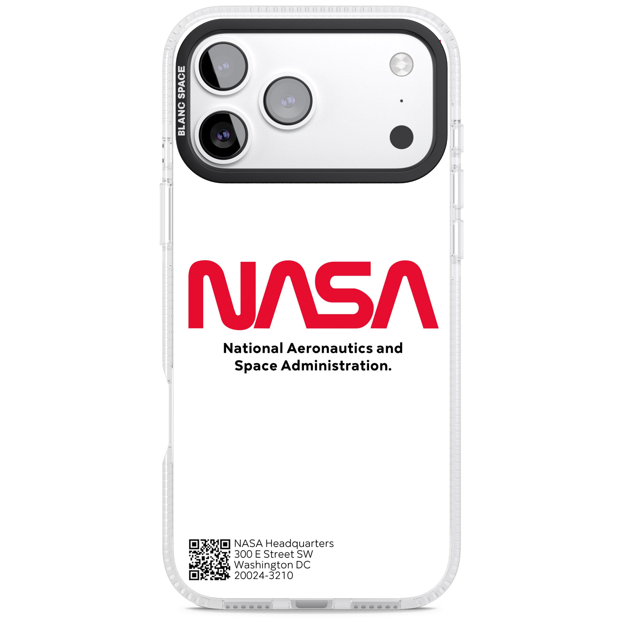 Nasa The Worm iPhone 17 Pro Max Impact Air Clear Phone Case
