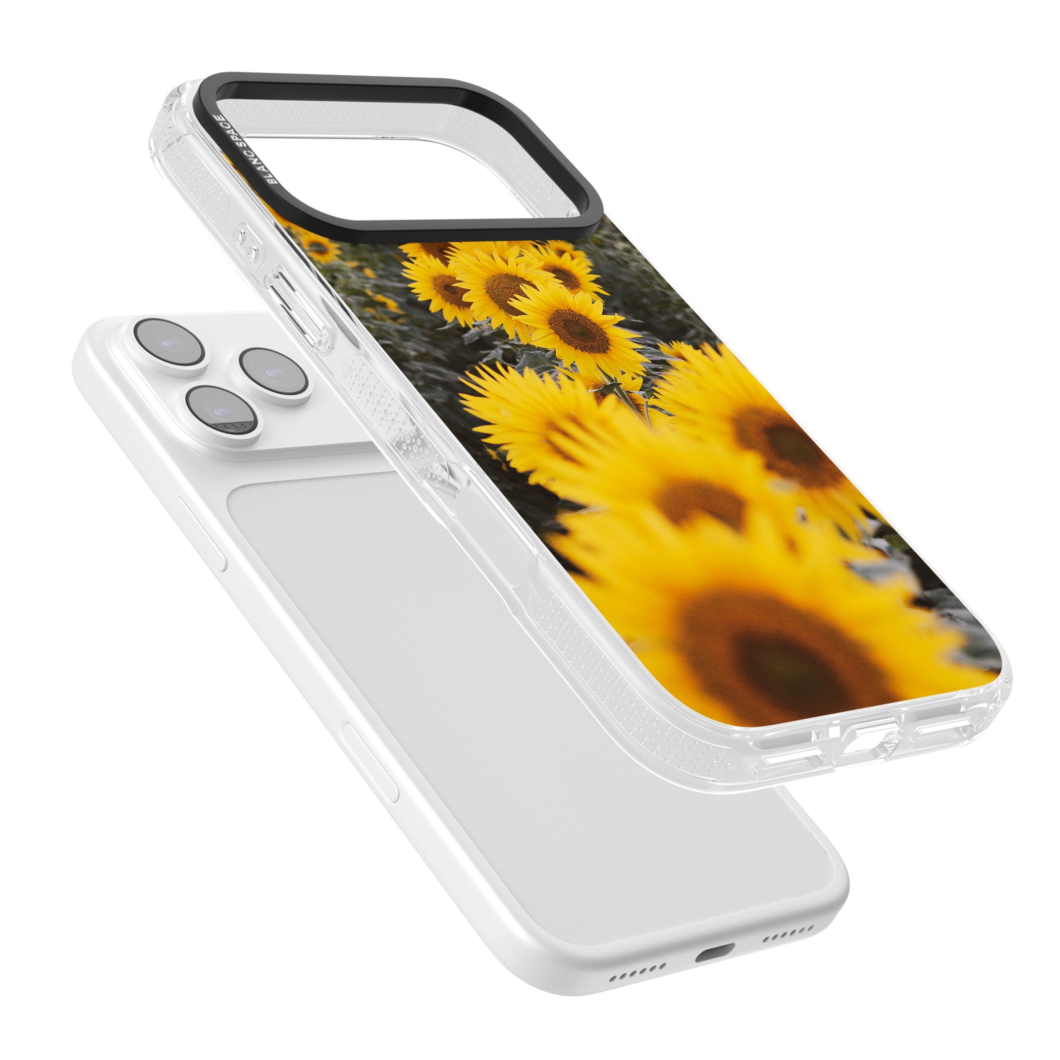 Sunflower Field iPhone 17 Pro Max Impact Air Clear Phone Case Colours