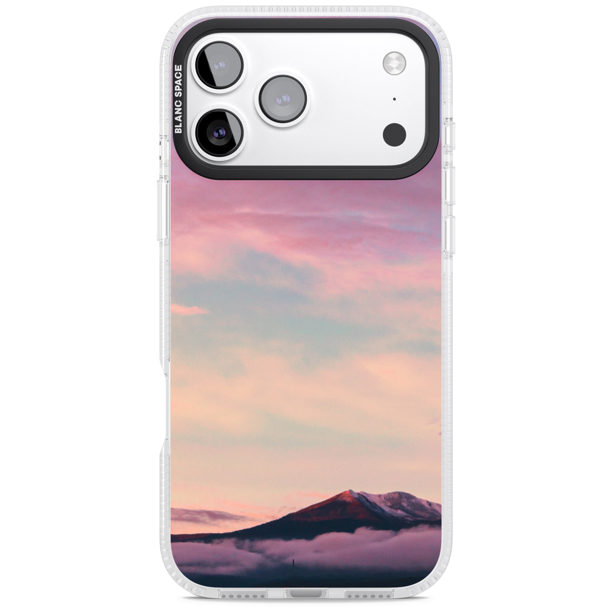 Pastel Mountain Sunset iPhone 17 Pro Max Impact Air Clear Phone Case