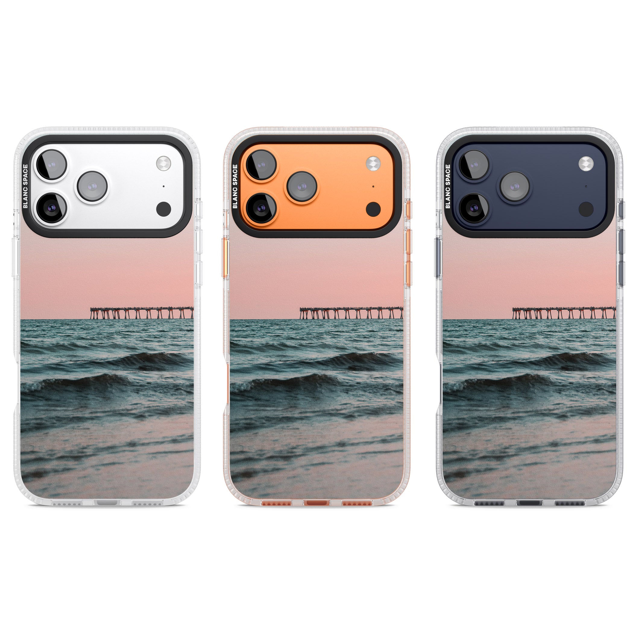 Sunset Pier iPhone 17 Pro Impact Air Clear Phone Case APT Impact Protection