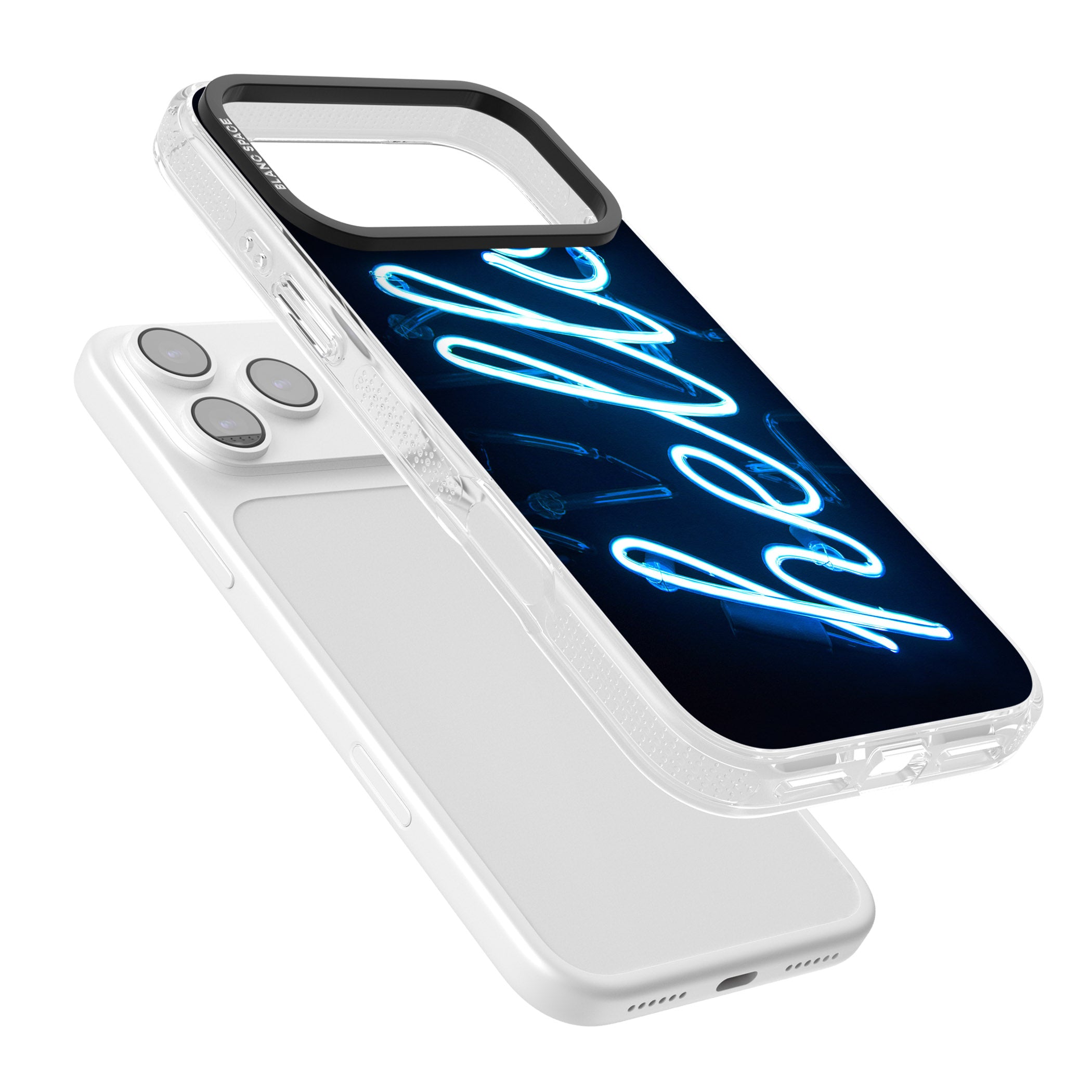 Hello Neon Sign iPhone 17 Pro Max Impact Air Clear Phone Case Colours