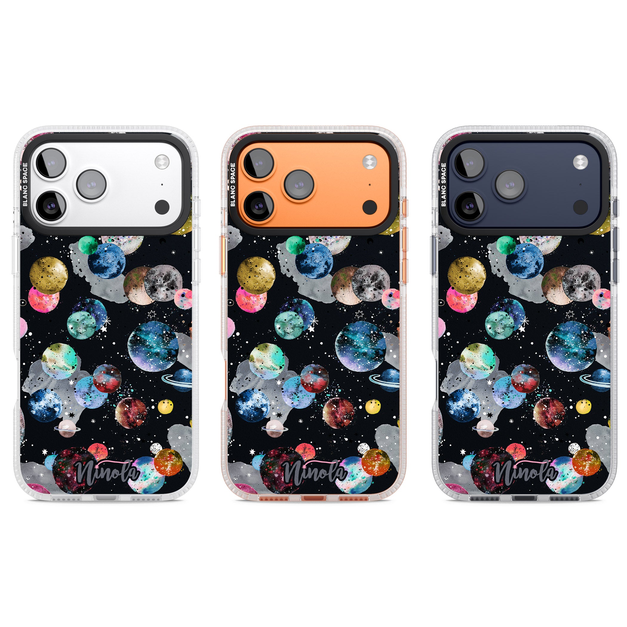 Cosmic Galaxy iPhone 17 Pro Impact Air Clear Phone Case APT Impact Protection