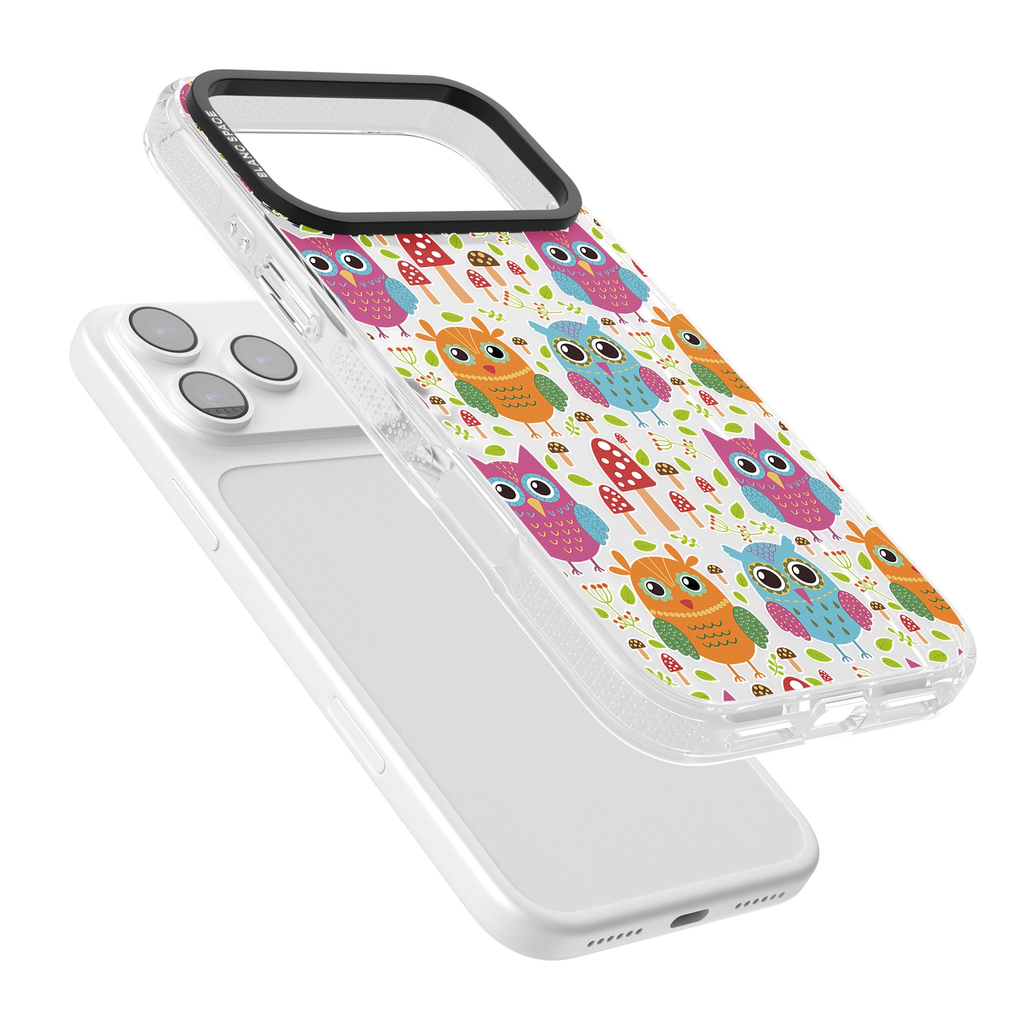 Forrest Owl Clear Pattern iPhone 17 Pro Max Impact Air Clear Phone Case Colours