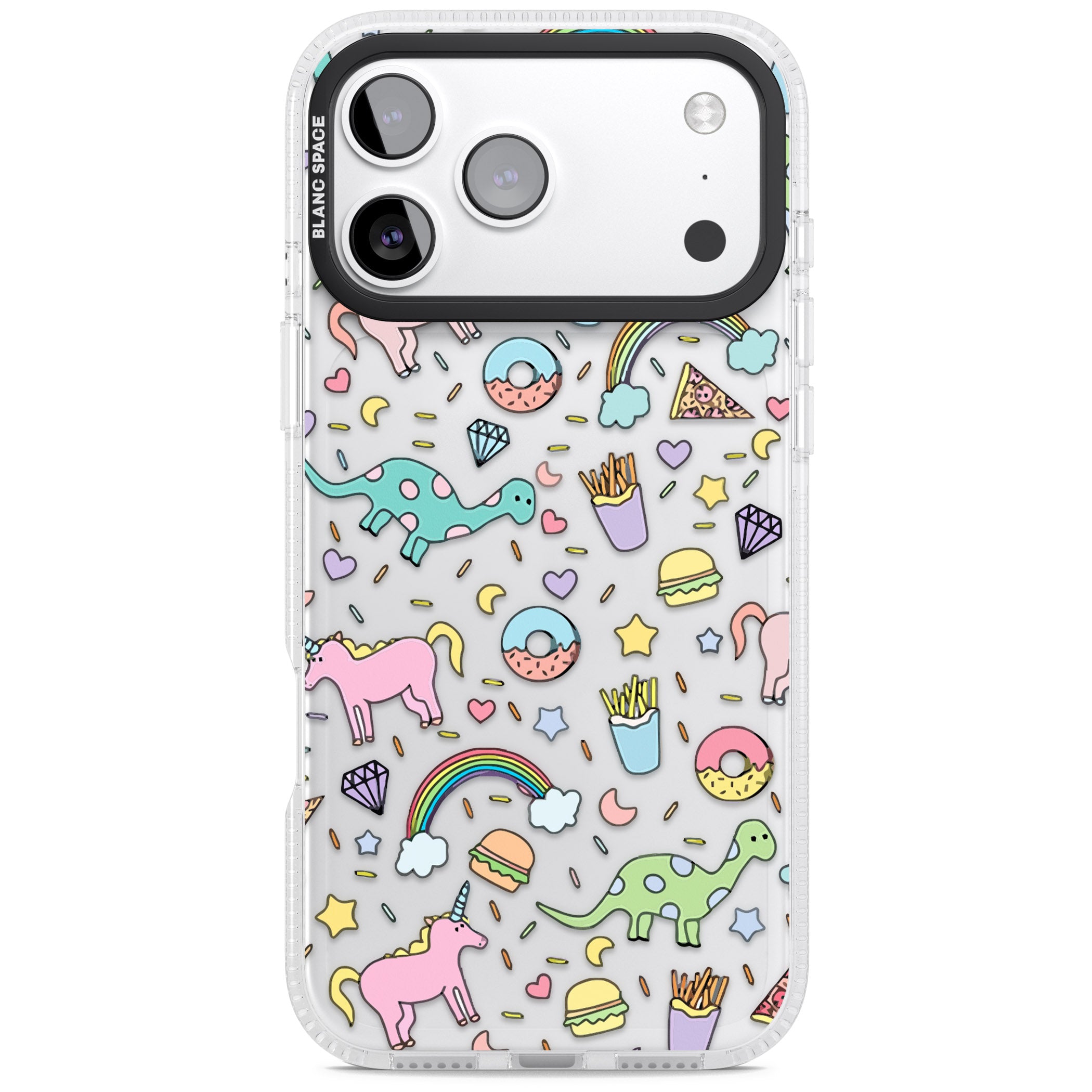 Cute Pattern iPhone 17 Pro Max Impact Air Clear Phone Case