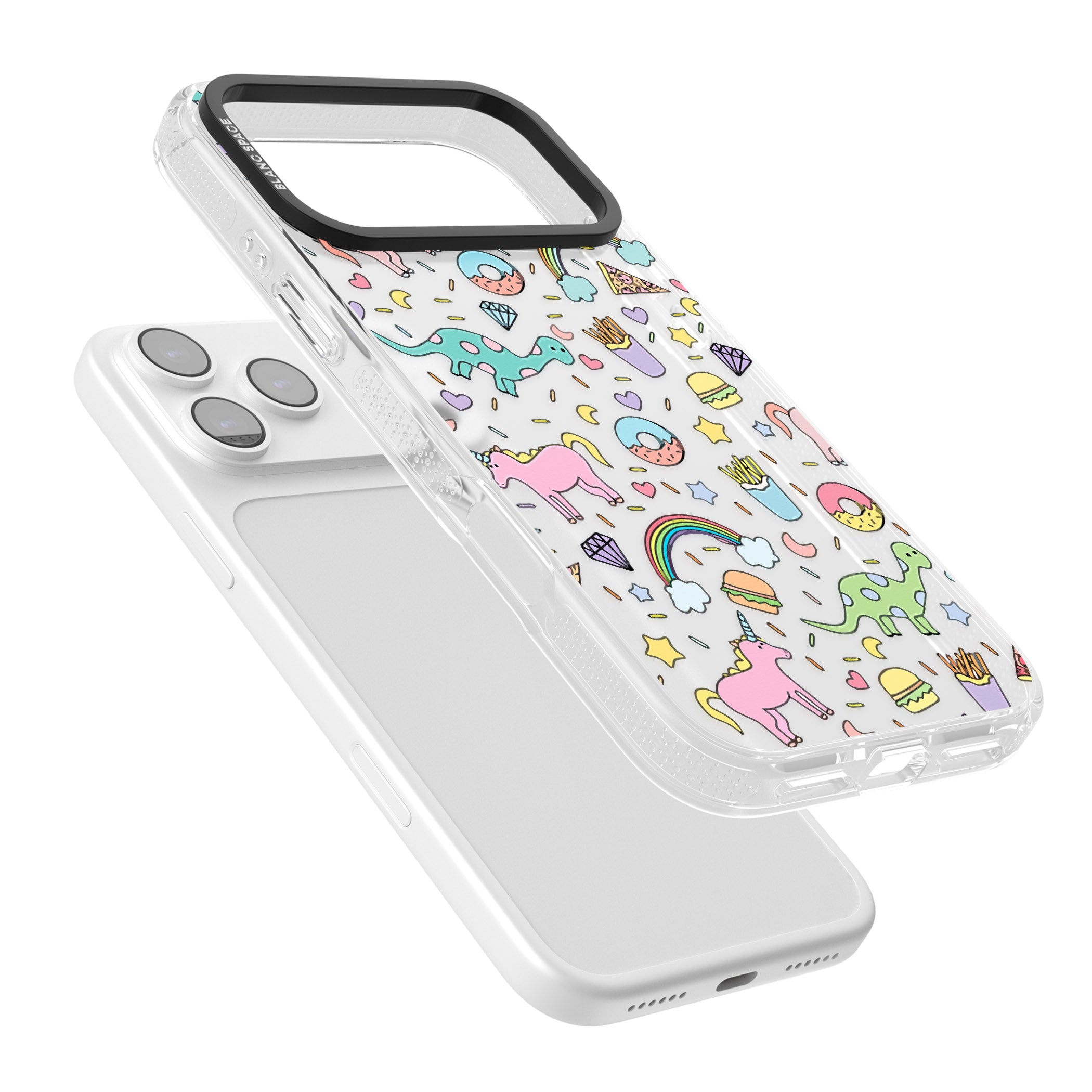 Cute Pattern iPhone 17 Pro Max Impact Air Clear Phone Case Colours