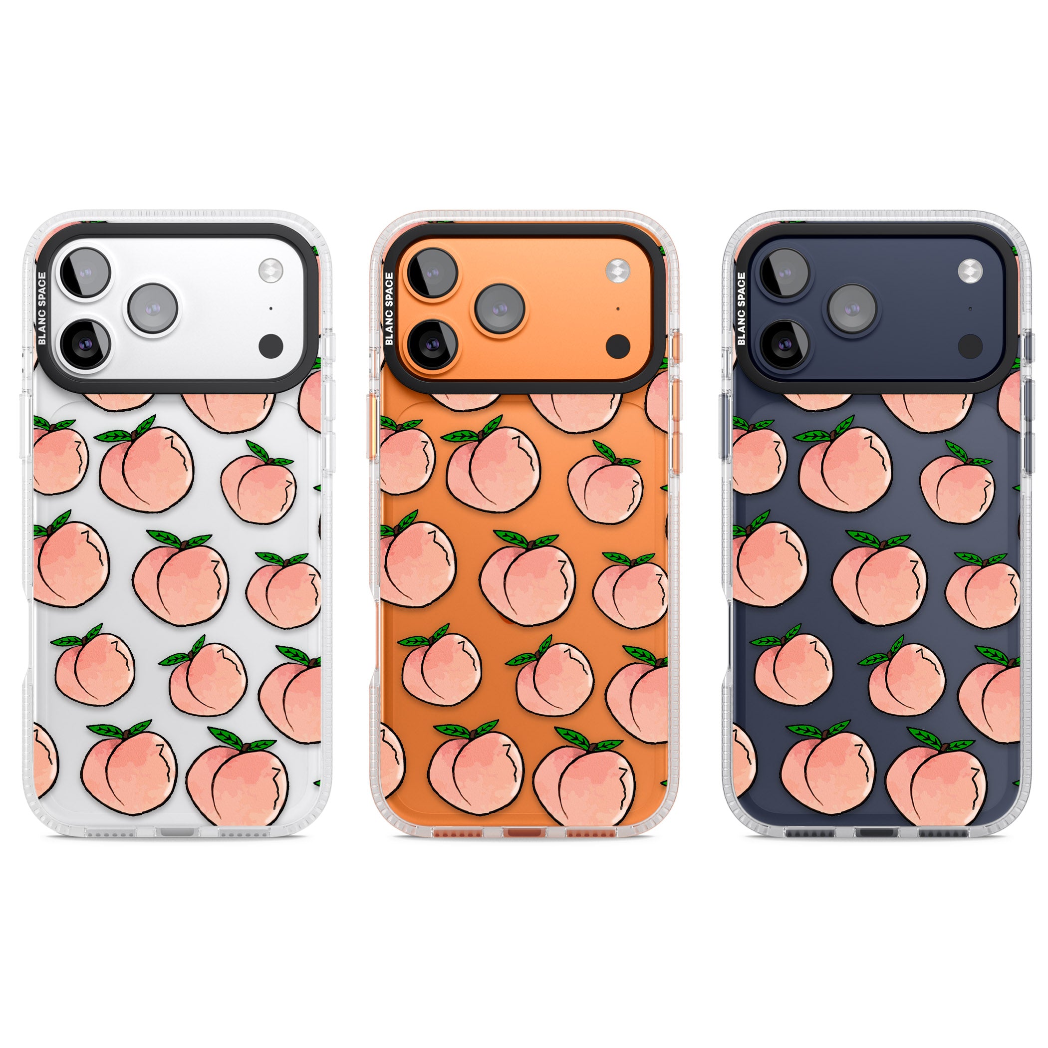 Peachy Picnic iPhone 17 Pro Impact Air Clear Phone Case APT Impact Protection