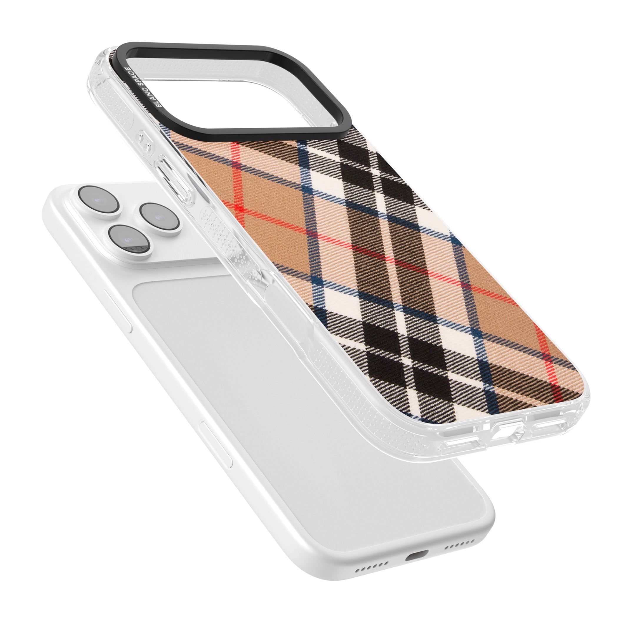 Haymarket Check iPhone 17 Pro Max Impact Air Clear Phone Case Colours