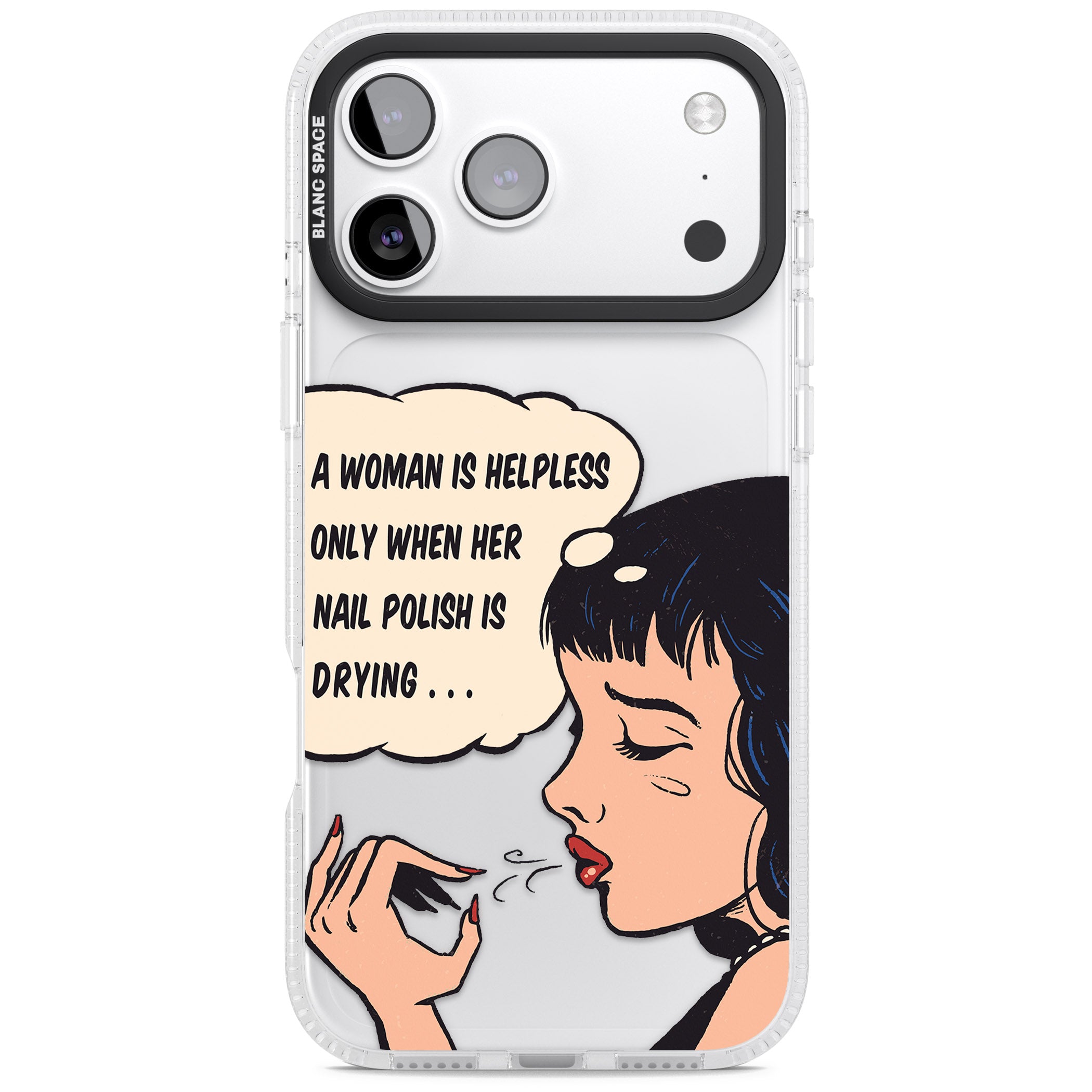 Drying Nails Pop Art iPhone 17 Pro Max Impact Air Clear Phone Case
