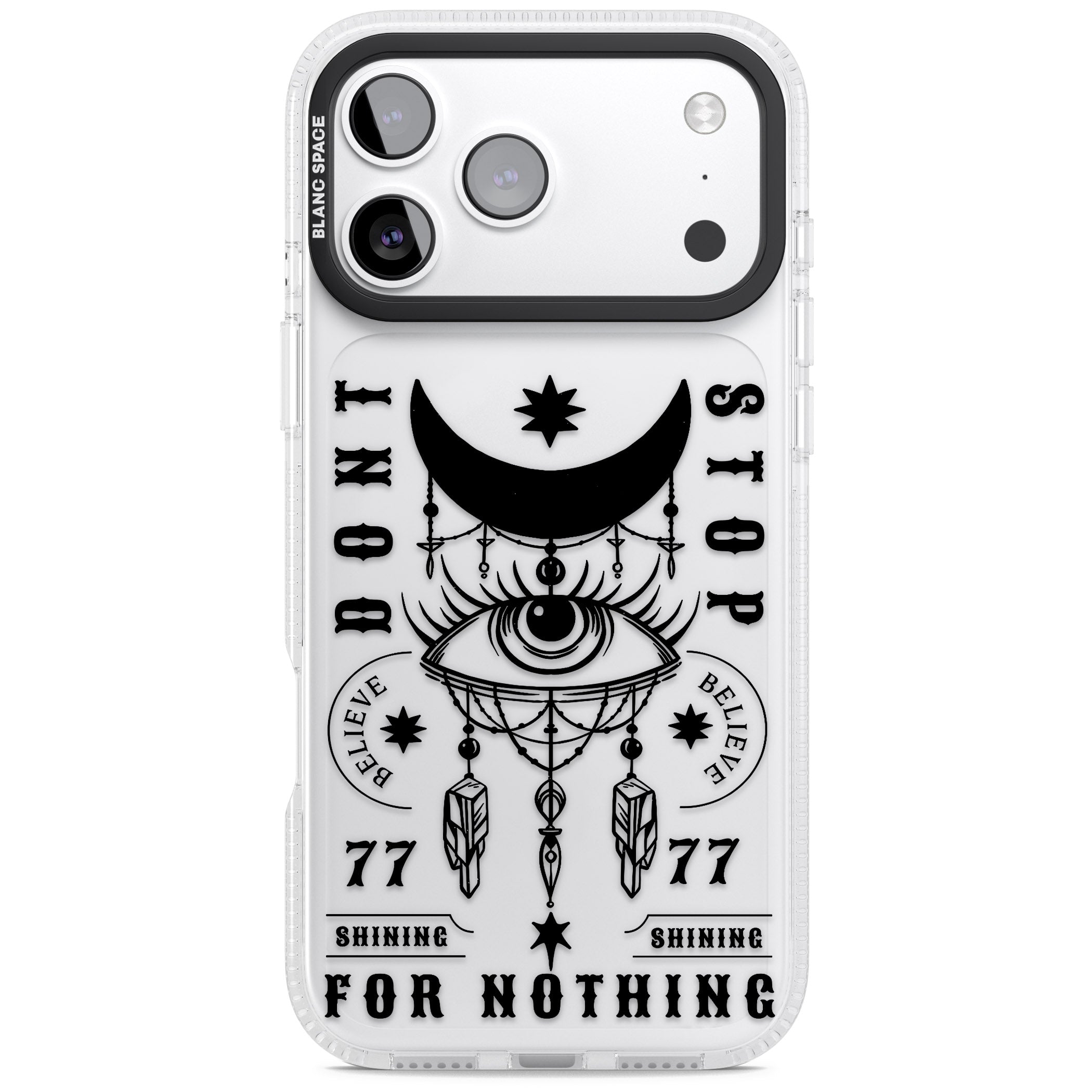 Dont Stop For Nothing iPhone 17 Pro Max Impact Air Clear Phone Case