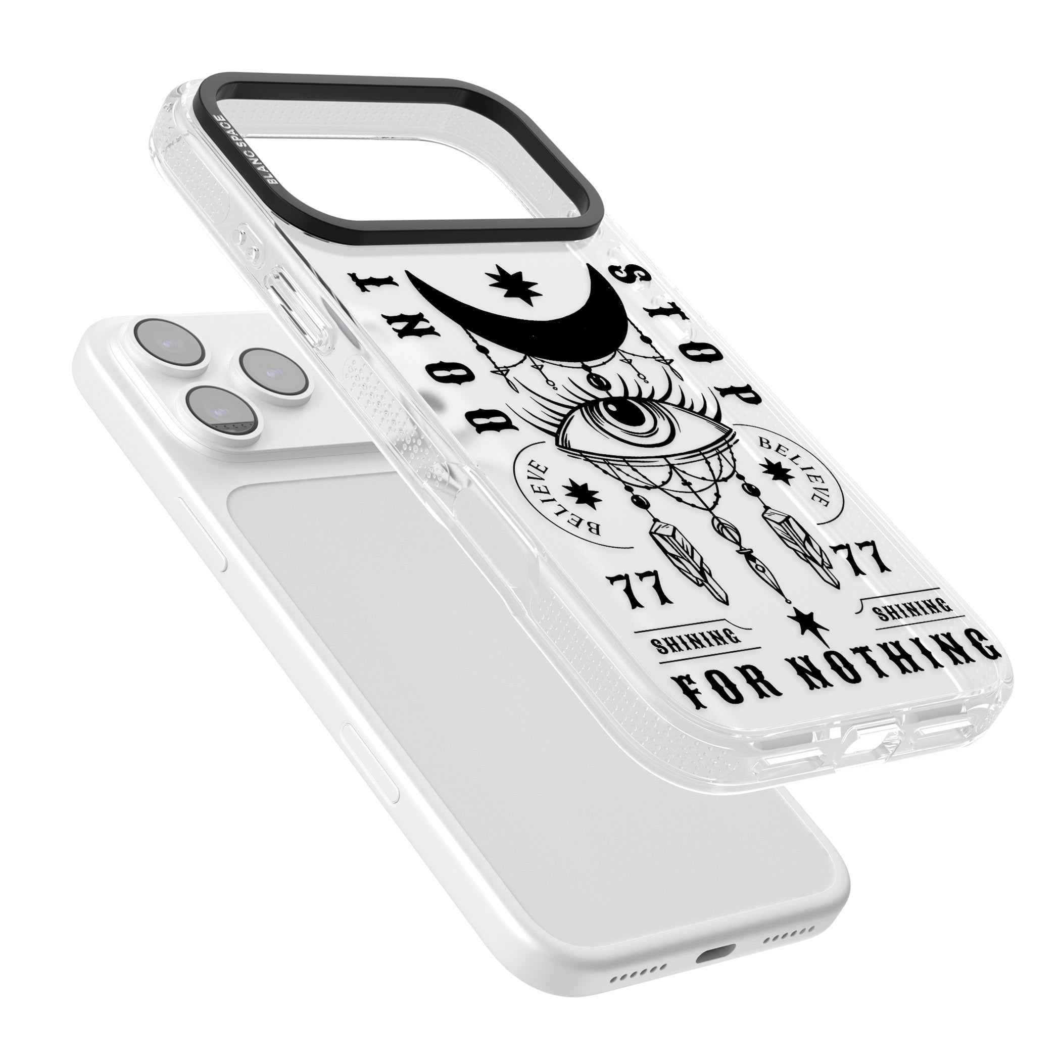 Dont Stop For Nothing iPhone 17 Pro Max Impact Air Clear Phone Case Colours