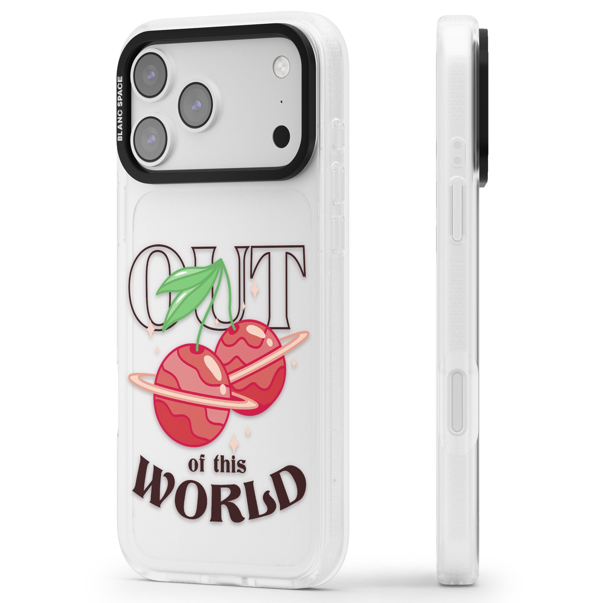 Out Of This World iPhone 17 Pro Max Impact Air Clear Phone Case Side Profile
