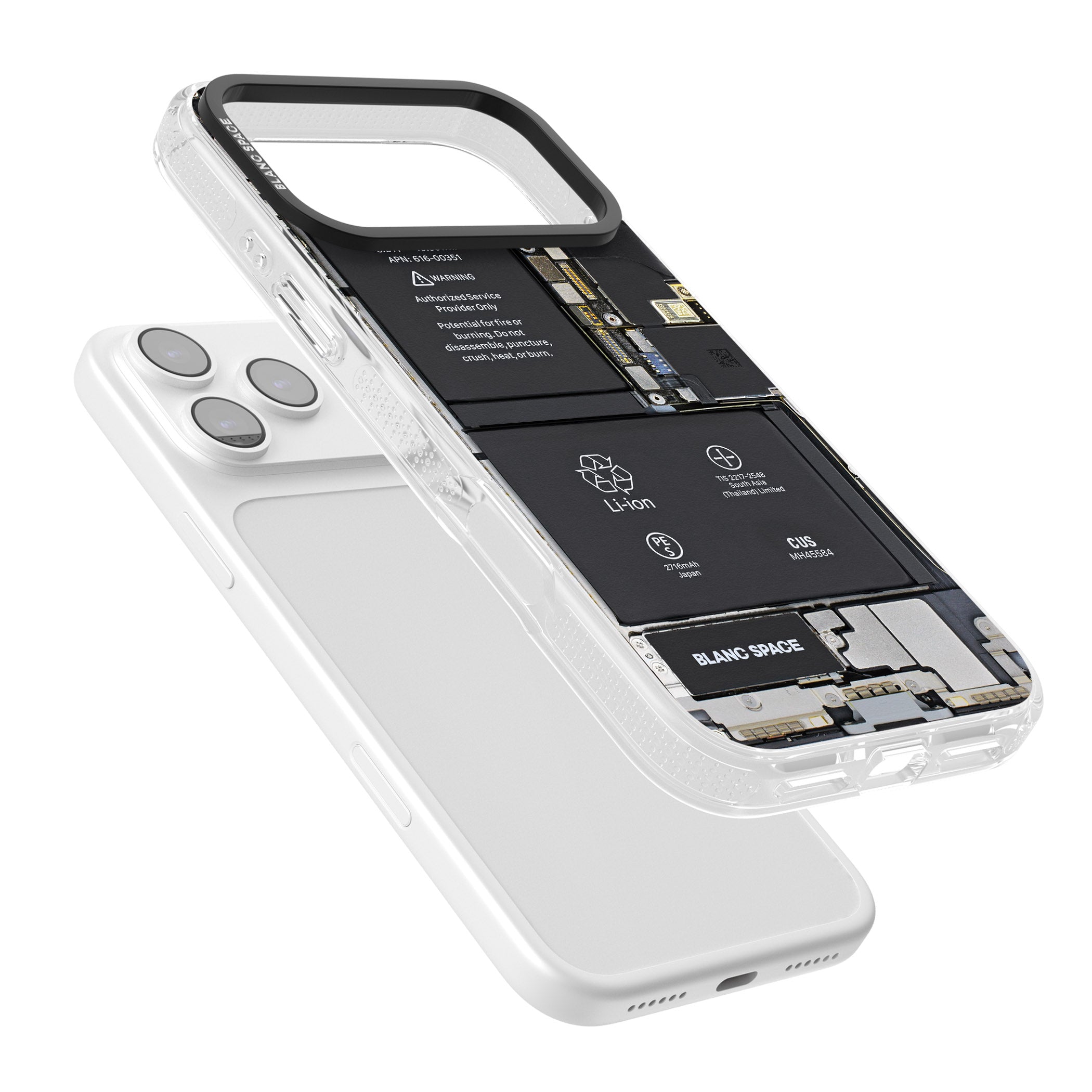 Circuit Board Standard iPhone 17 Pro Max Impact Air Clear Phone Case Colours