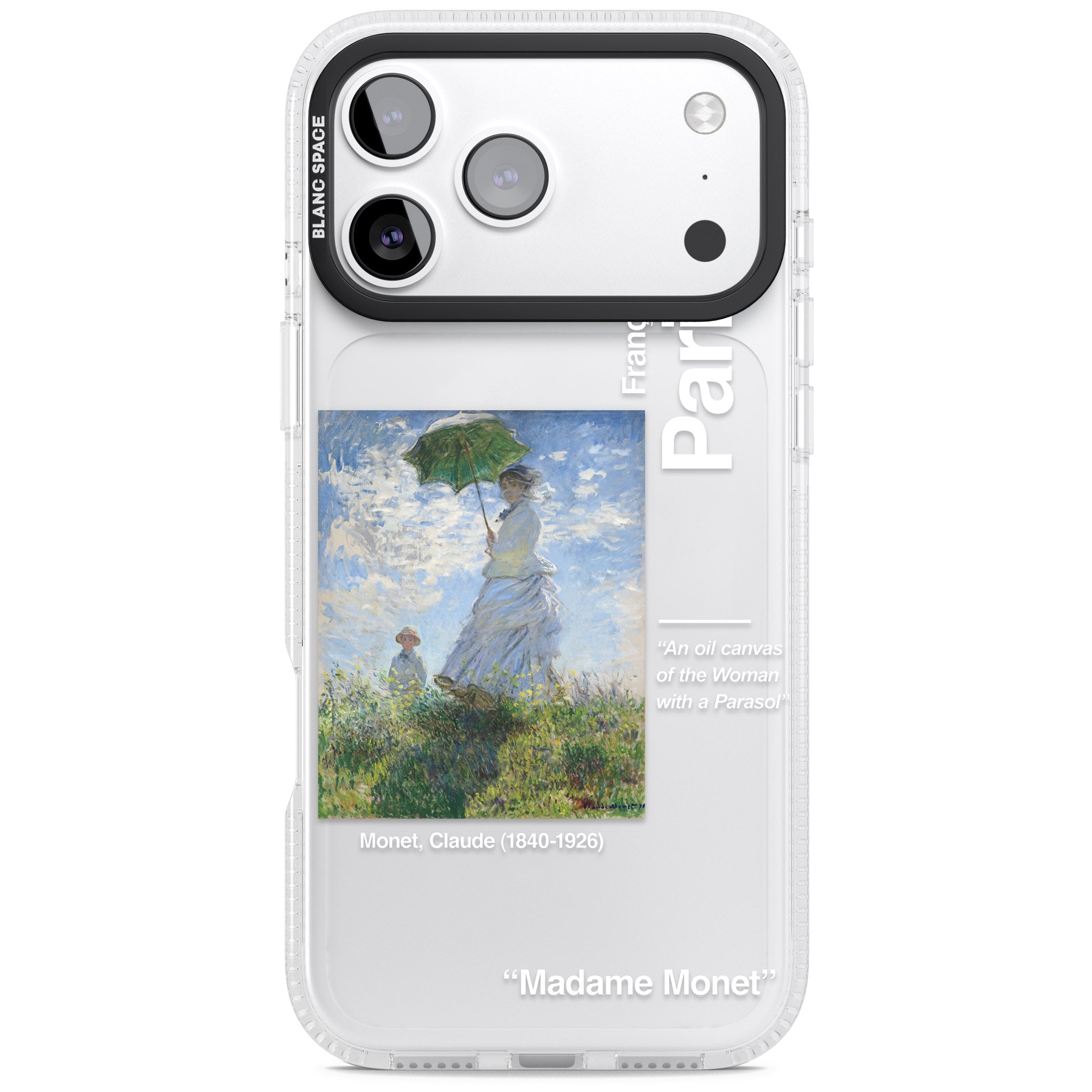 Madame Monet And Her Son iPhone 17 Pro Max Impact Air Clear Phone Case