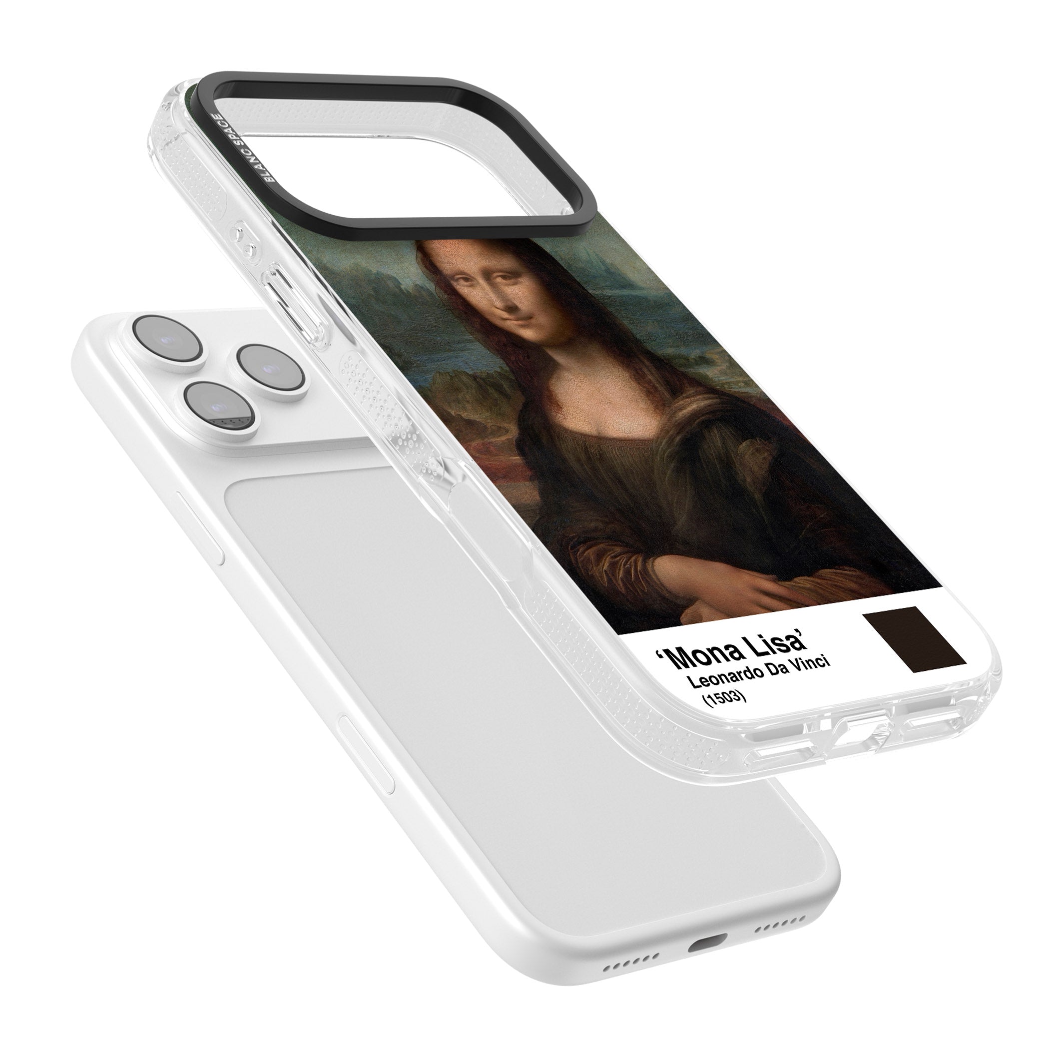 Mona Lisa iPhone 17 Pro Max Impact Air Clear Phone Case Colours