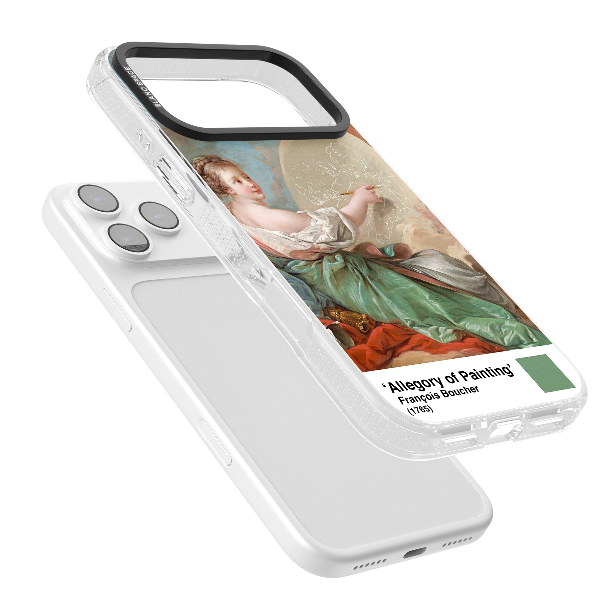 Allegory Of Painting iPhone 17 Pro Max Impact Air Clear Phone Case Colours