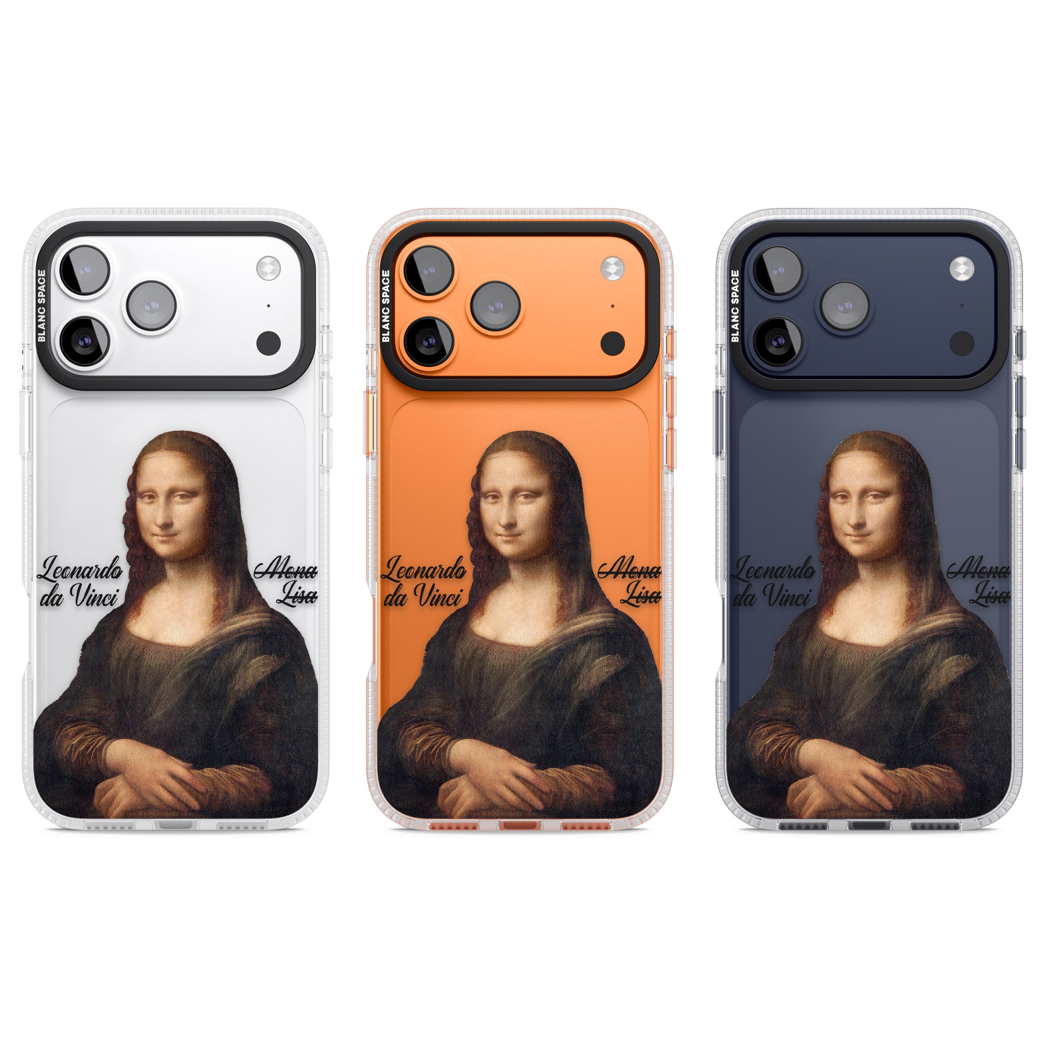 Mona Lisa Cutout iPhone 17 Pro Impact Air Clear Phone Case APT Impact Protection