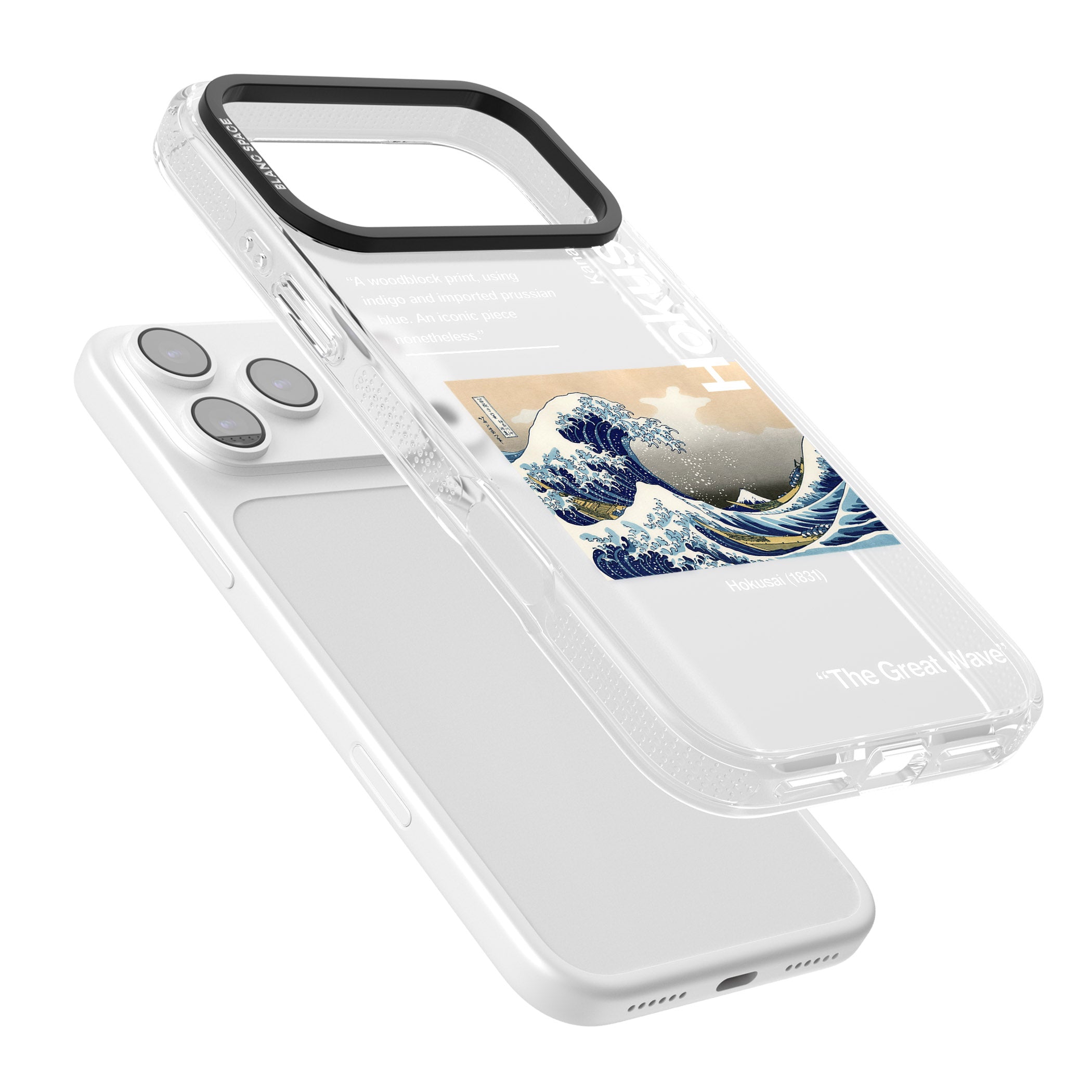 The Great Wave iPhone 17 Pro Max Impact Air Clear Phone Case Colours
