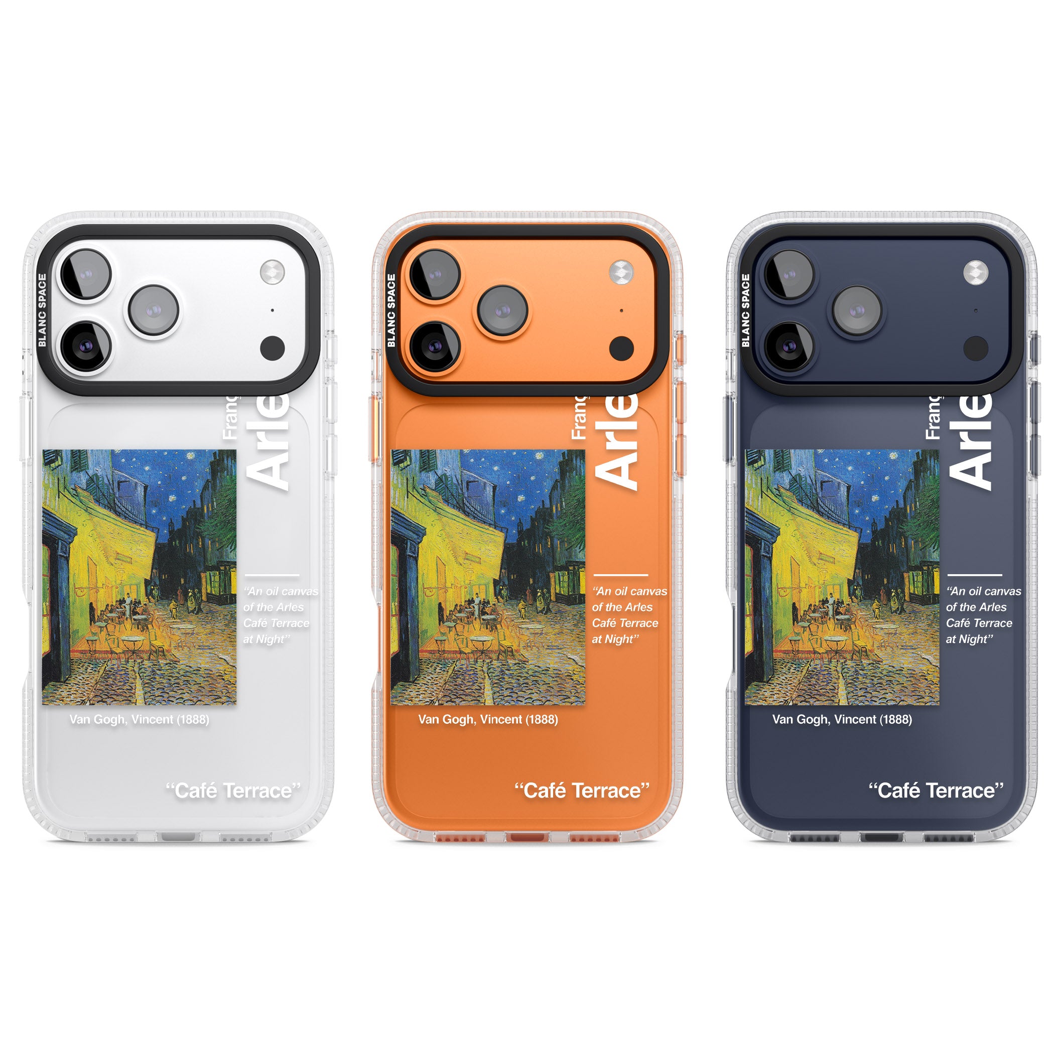 Cafe Terrace At Night iPhone 17 Pro Impact Air Clear Phone Case APT Impact Protection