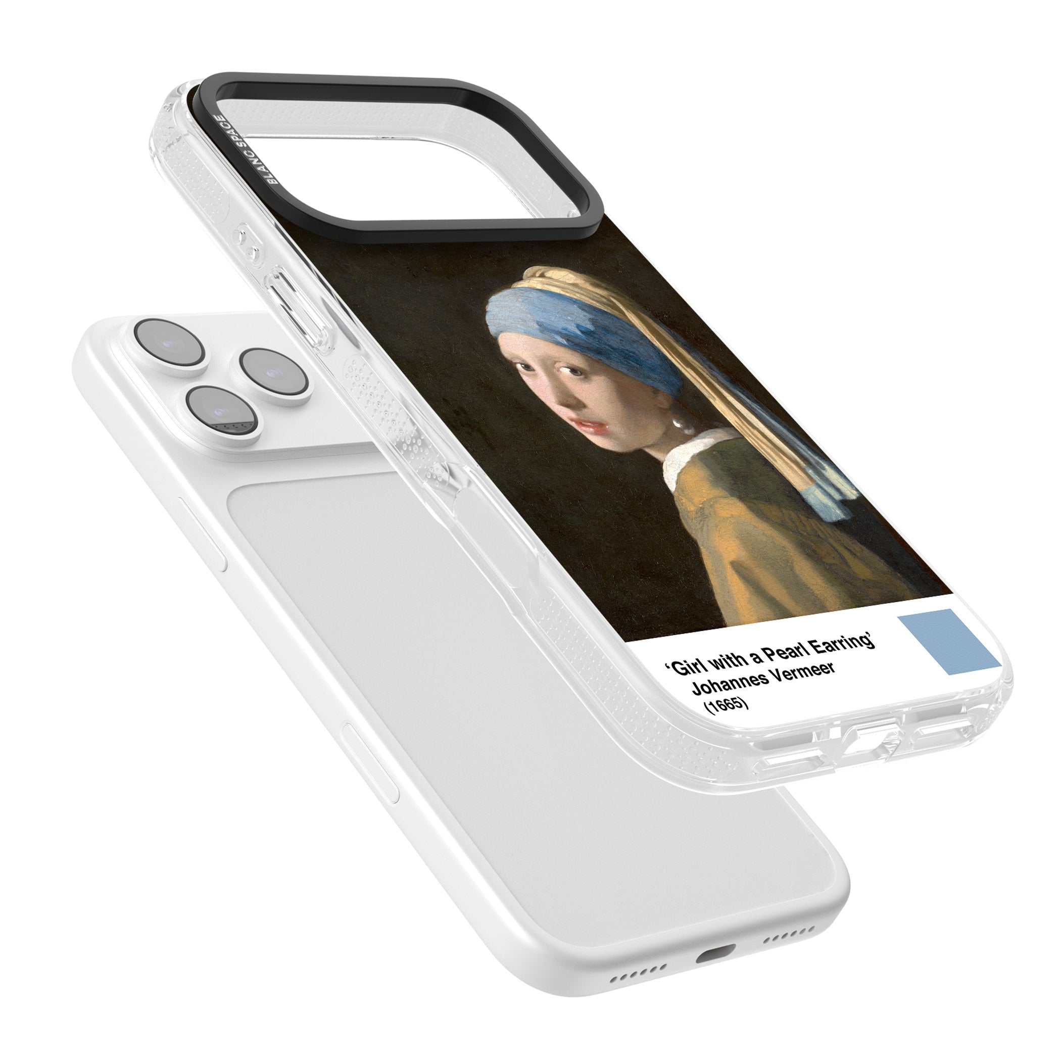 Girl With A Pearl Earring iPhone 17 Pro Max Impact Air Clear Phone Case Colours