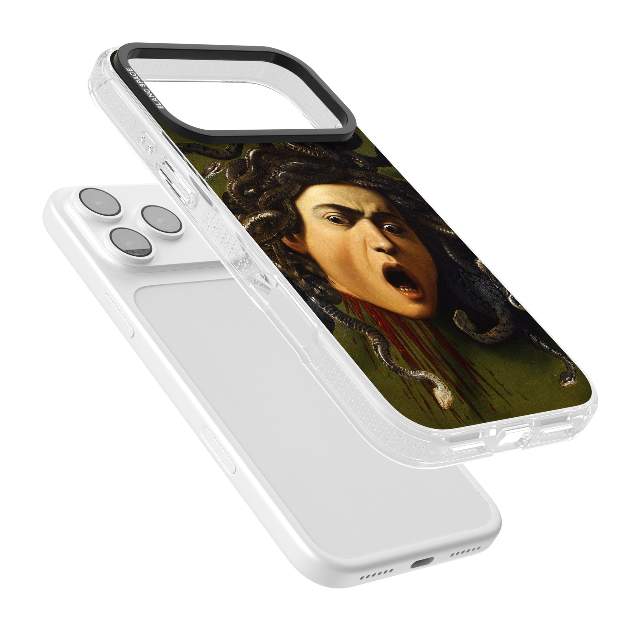 Head of Medusa iPhone 17 Pro Max Impact Air Clear Phone Case Colours