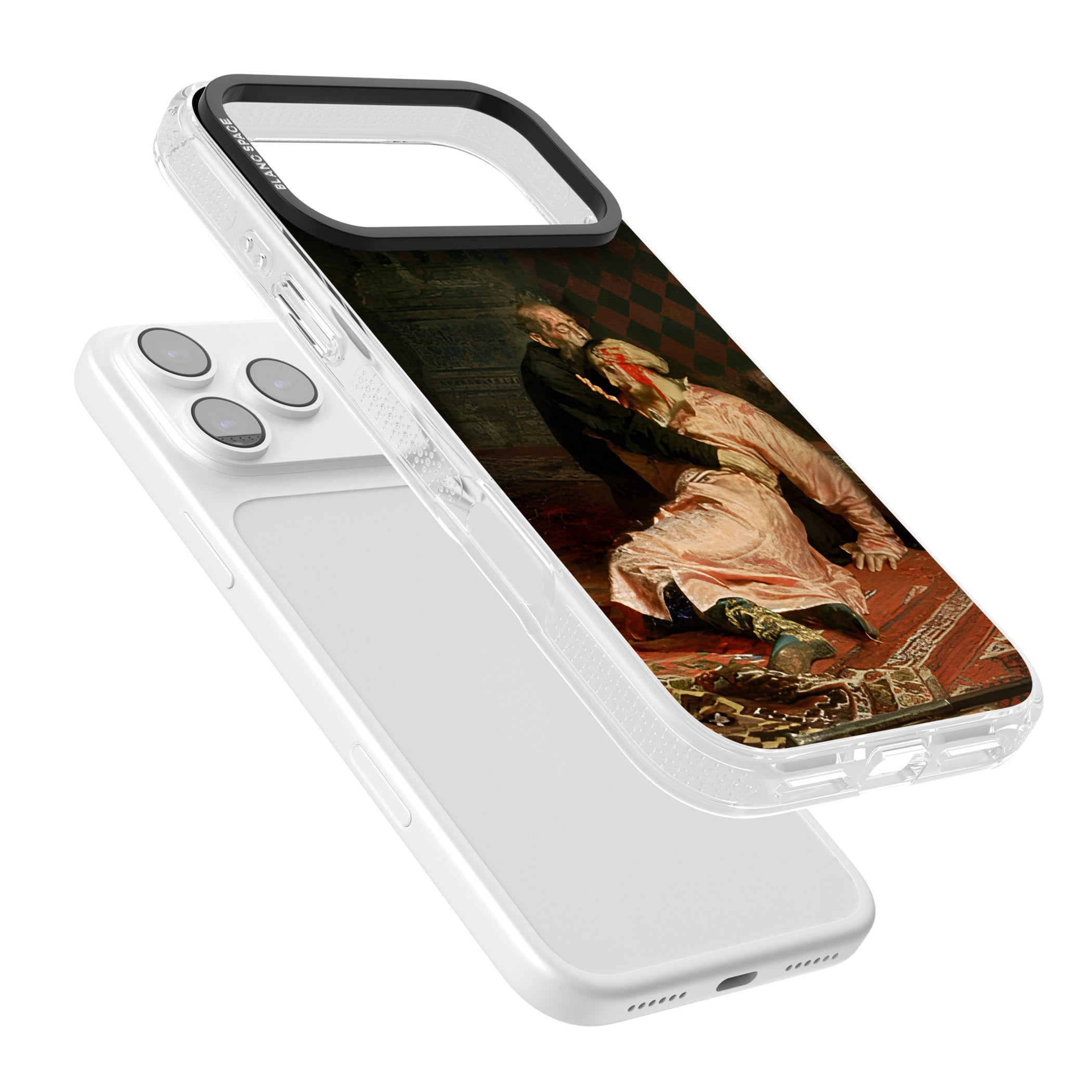 Ivan The Terrible & His Son iPhone 17 Pro Max Impact Air Clear Phone Case Colours