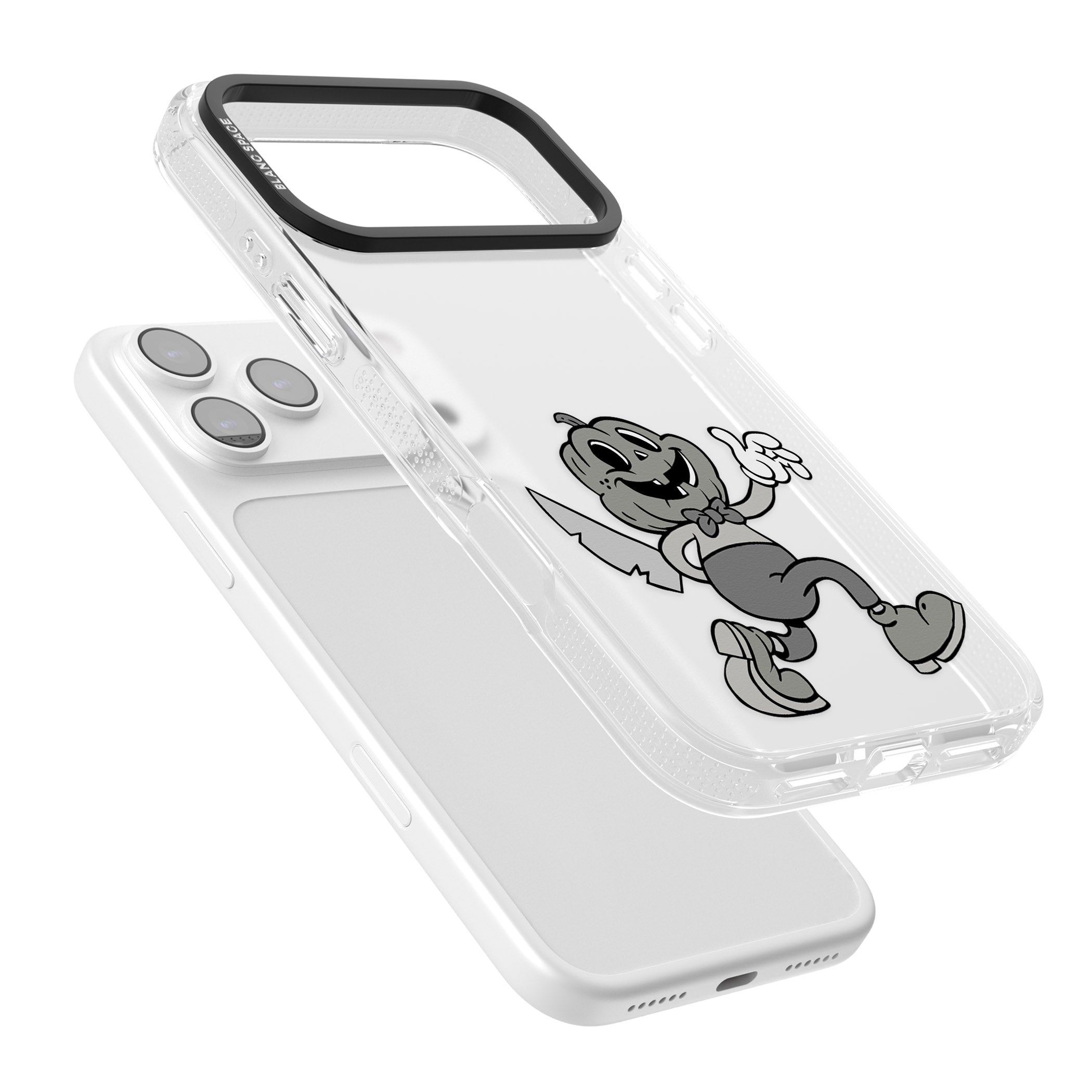 Jack O' Slasher iPhone 17 Pro Max Impact Air Clear Phone Case Colours