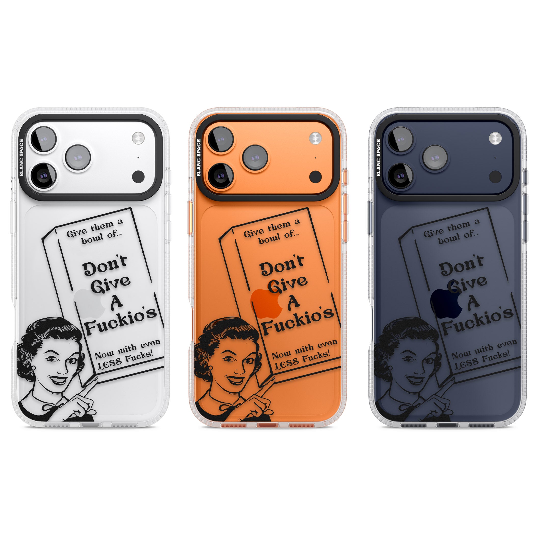 Dont Give A F Ckios Cereal iPhone 17 Pro Impact Air Clear Phone Case APT Impact Protection