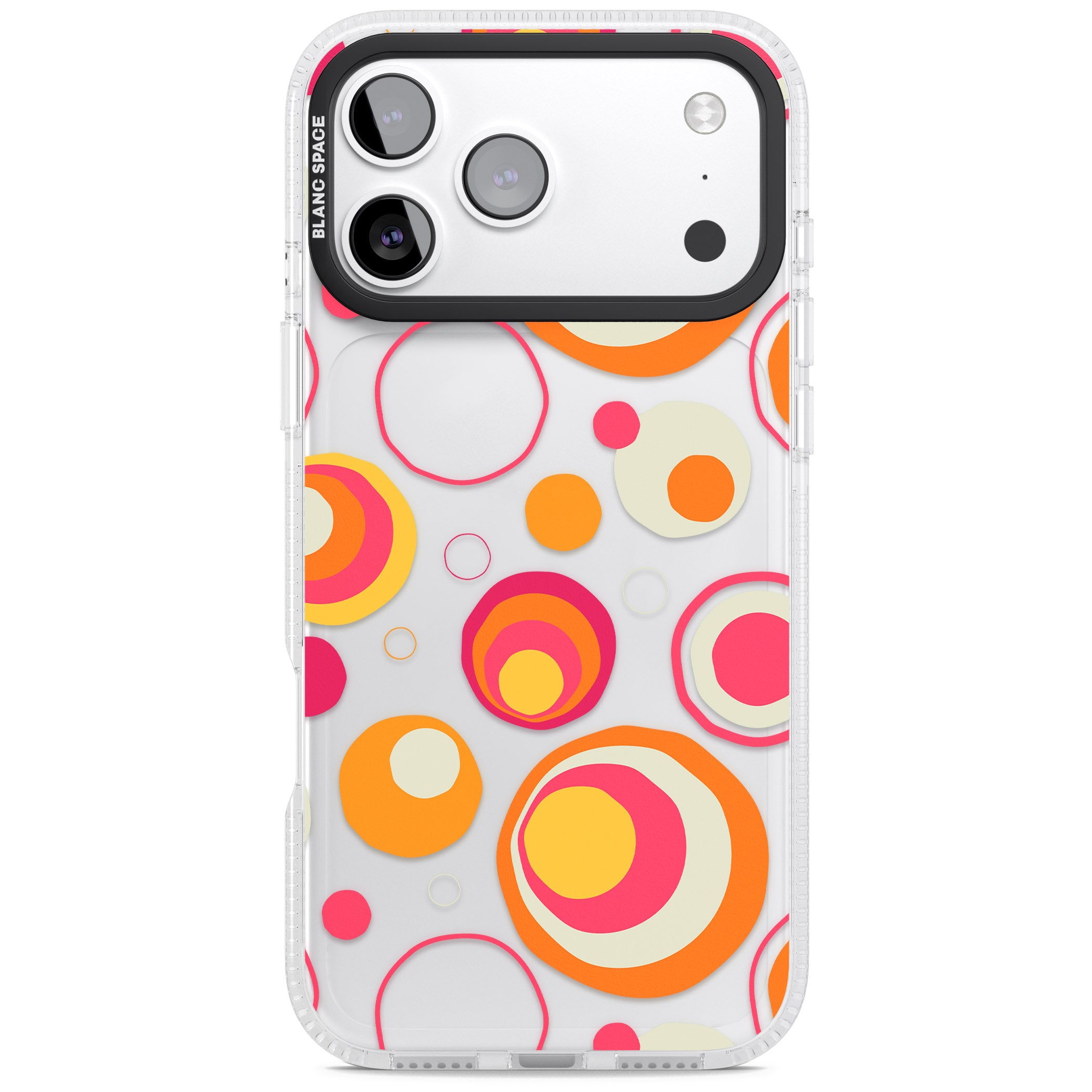 Mid Century Party Pattern iPhone 17 Pro Max Impact Air Clear Phone Case