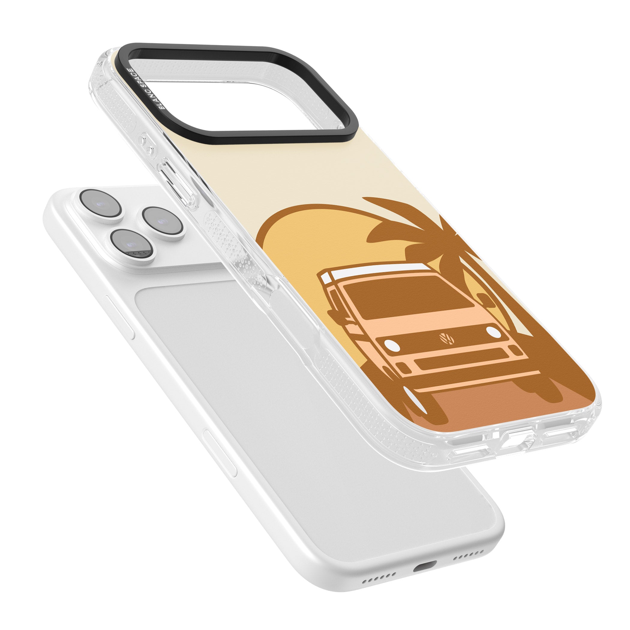 Sunset Van iPhone 17 Pro Max Impact Air Clear Phone Case Colours