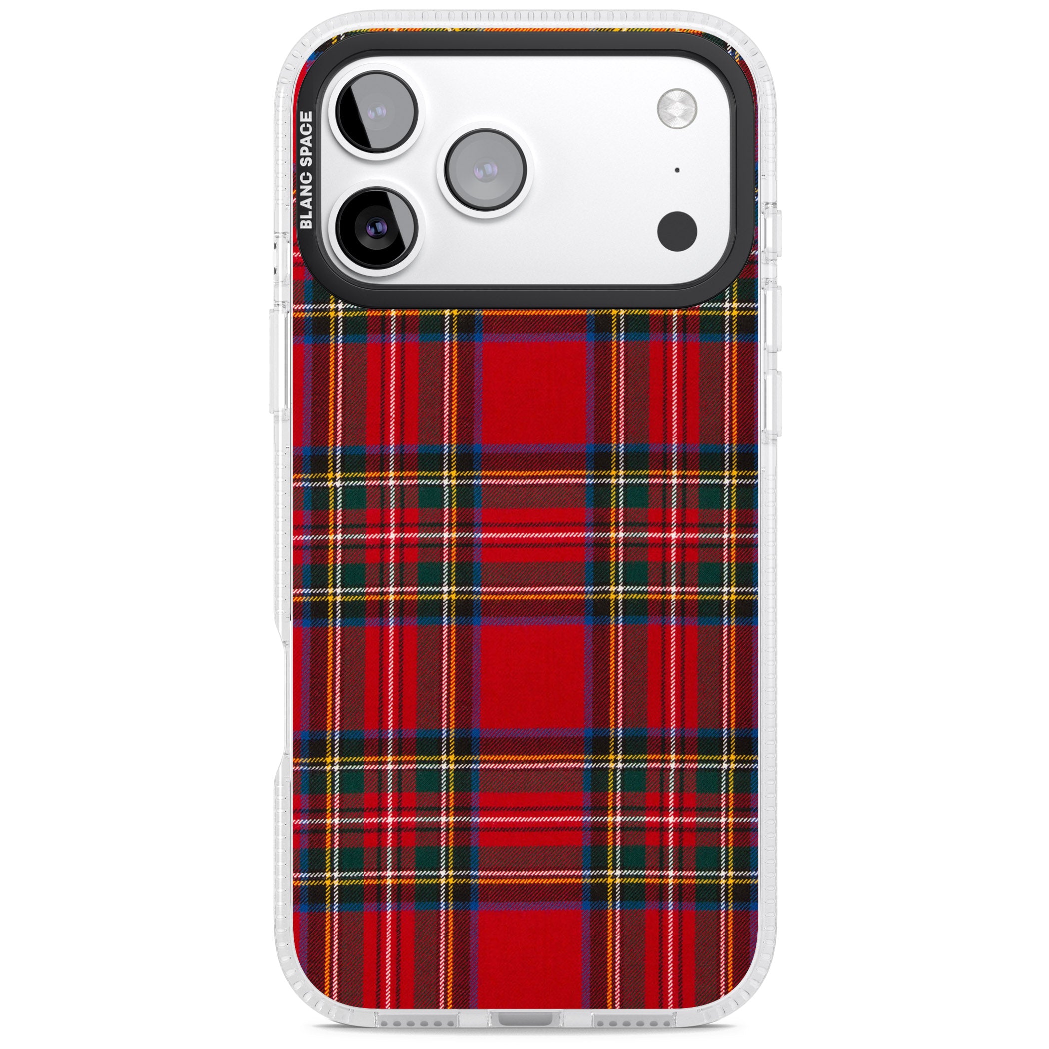 Royal Stewart Tartan iPhone 17 Pro Max Impact Air Clear Phone Case
