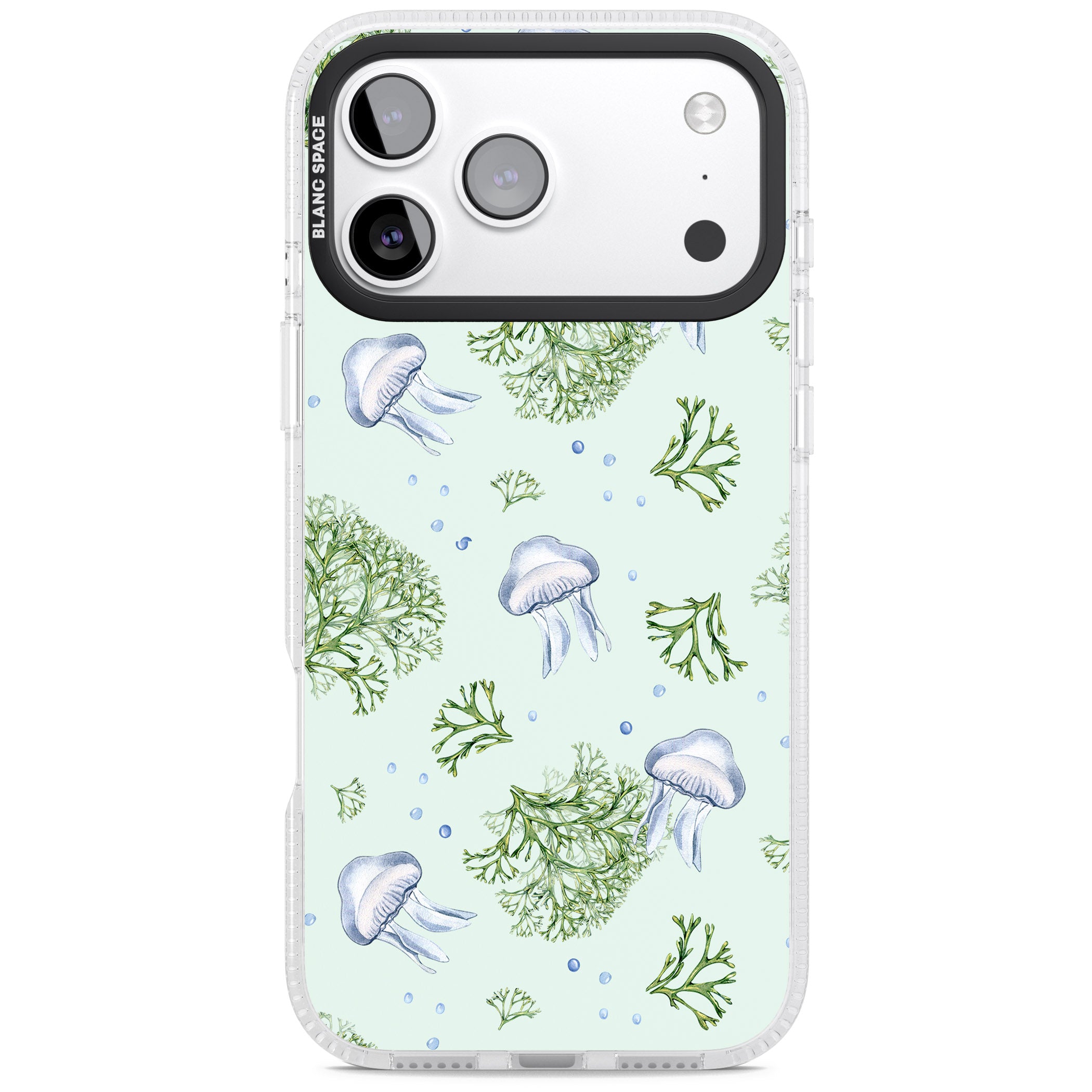 Jellyfish & Seaweed iPhone 17 Pro Max Impact Air Clear Phone Case