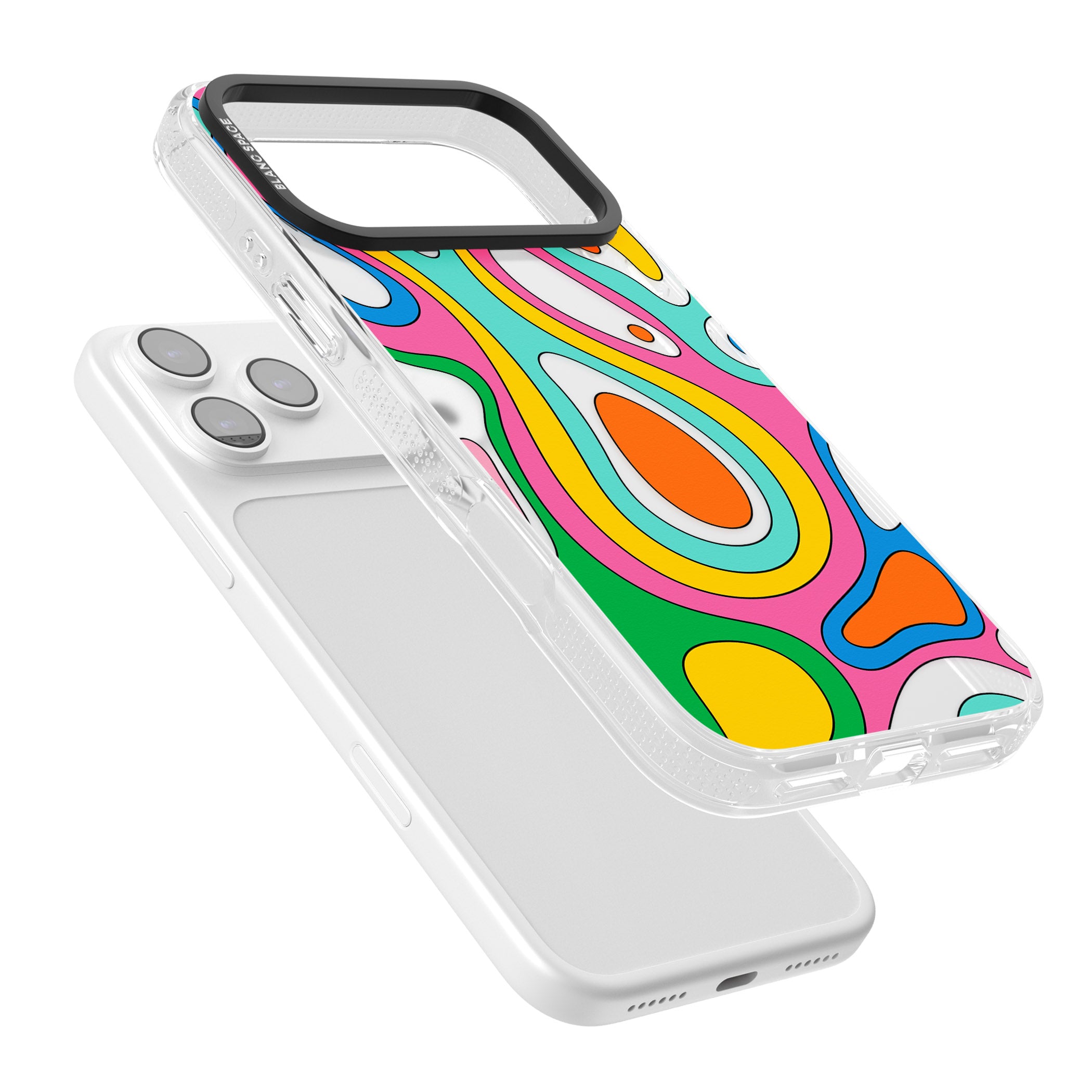 Dreams & Grooves iPhone 17 Pro Max Impact Air Clear Phone Case Colours