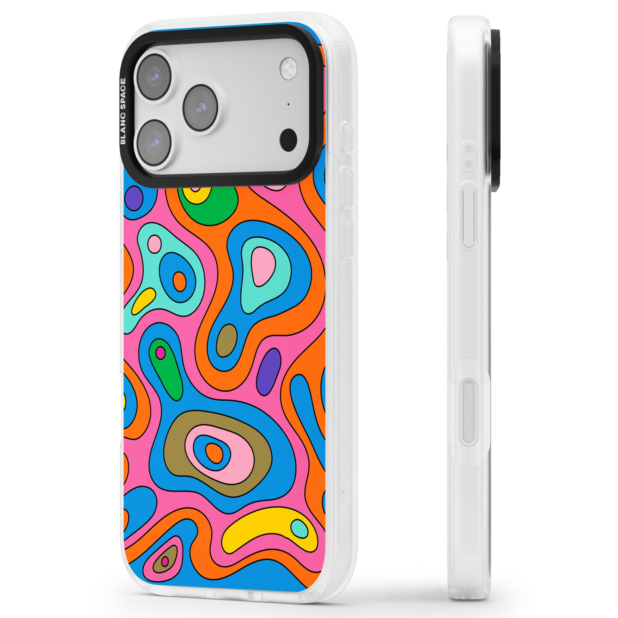 Euphoria iPhone 17 Pro Max Impact Air Clear Phone Case Side Profile