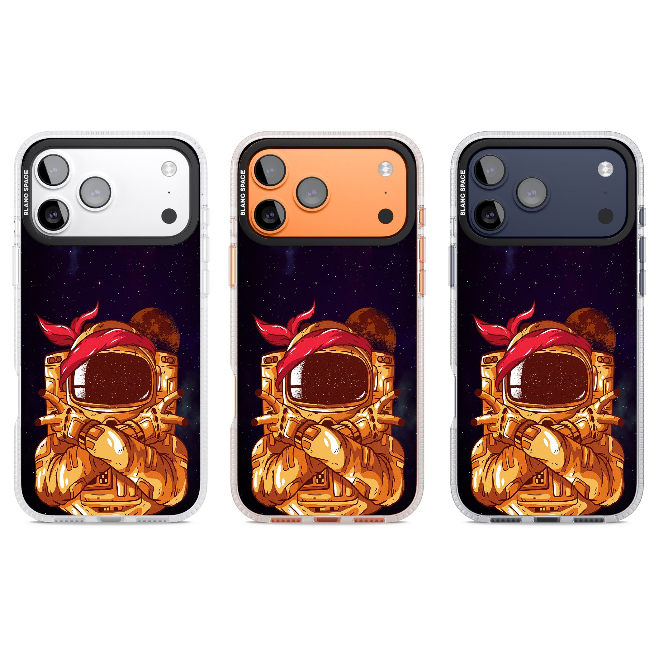 Space Gangster iPhone 17 Pro Impact Air Clear Phone Case APT Impact Protection