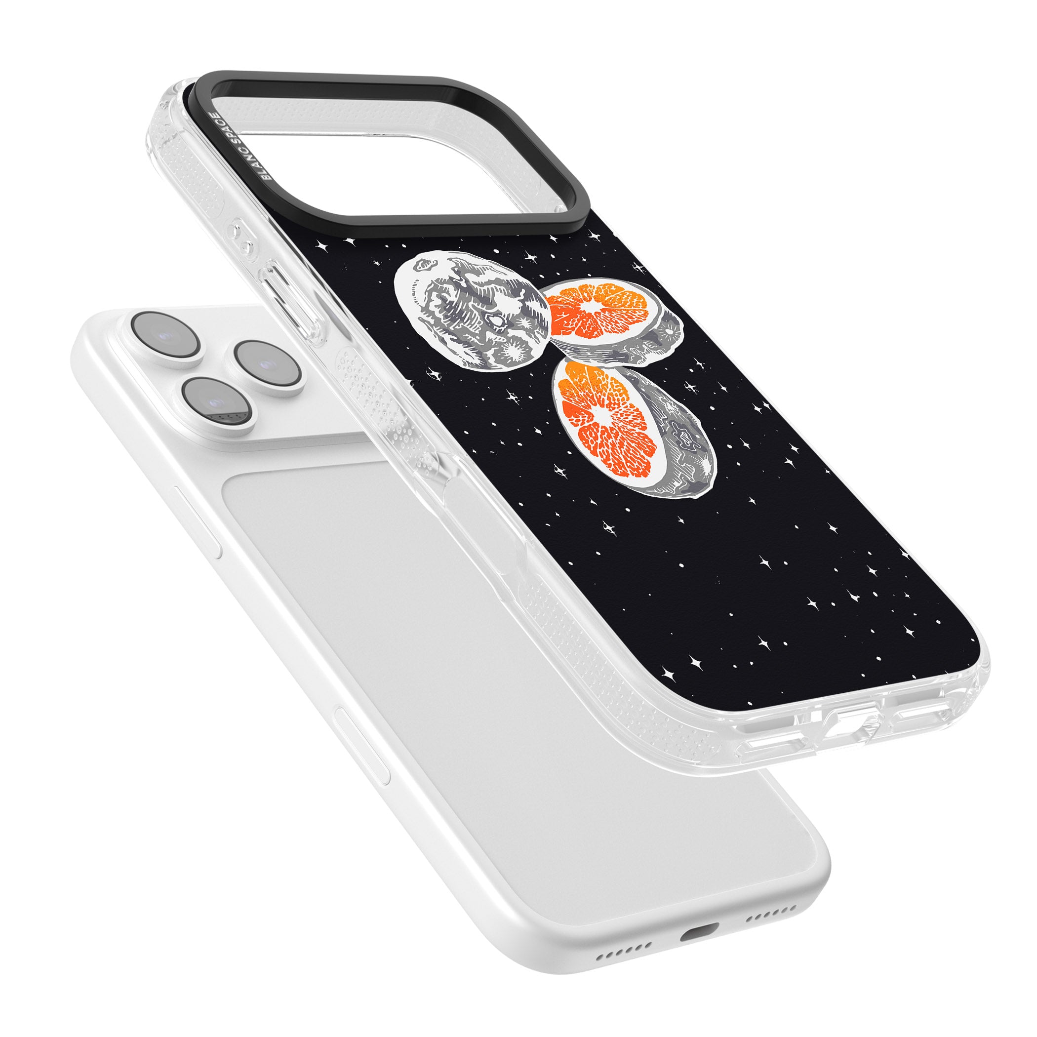 Blood Orange Moon iPhone 17 Pro Max Impact Air Clear Phone Case Colours