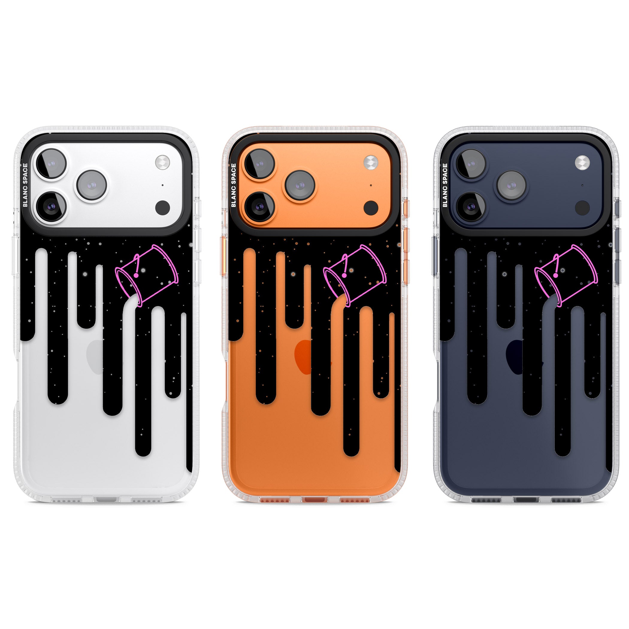 Cosmic Drip iPhone 17 Pro Impact Air Clear Phone Case APT Impact Protection