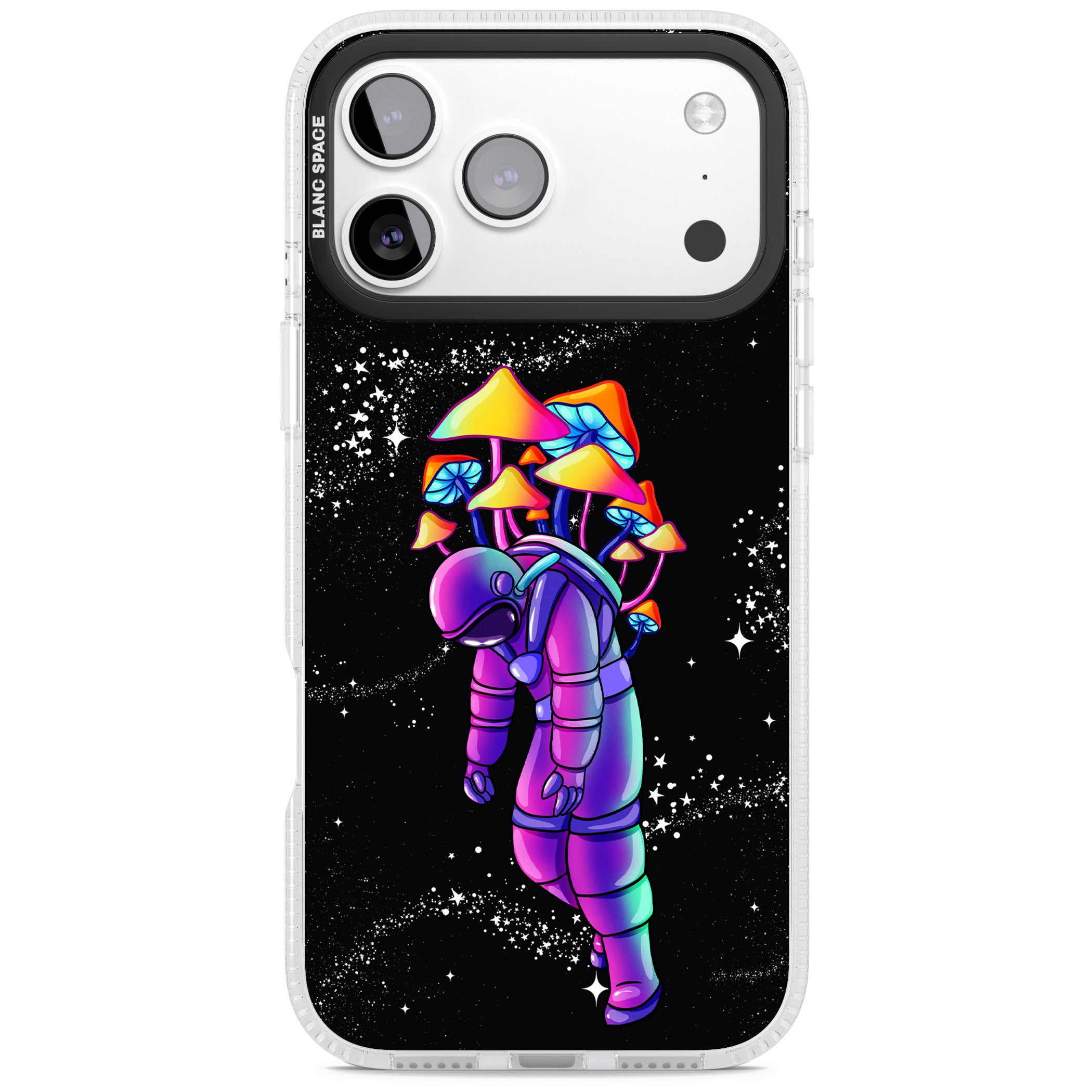 Space Mutation iPhone 17 Pro Max Impact Air Clear Phone Case