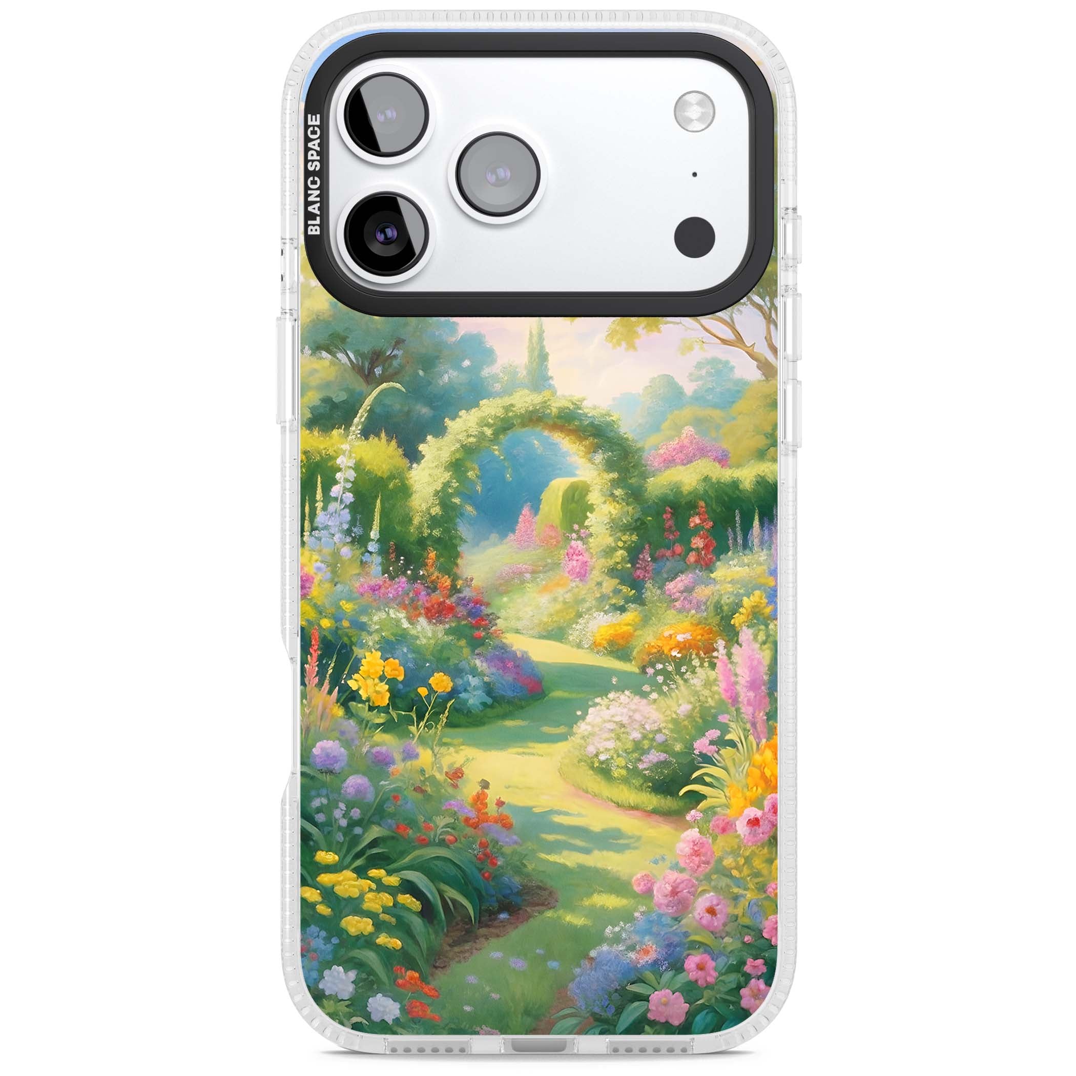 The Painter's Garden floral iPhone case | Clear Case Impact Air case for iPhone 17 Pro, iPhone 17 Pro Max