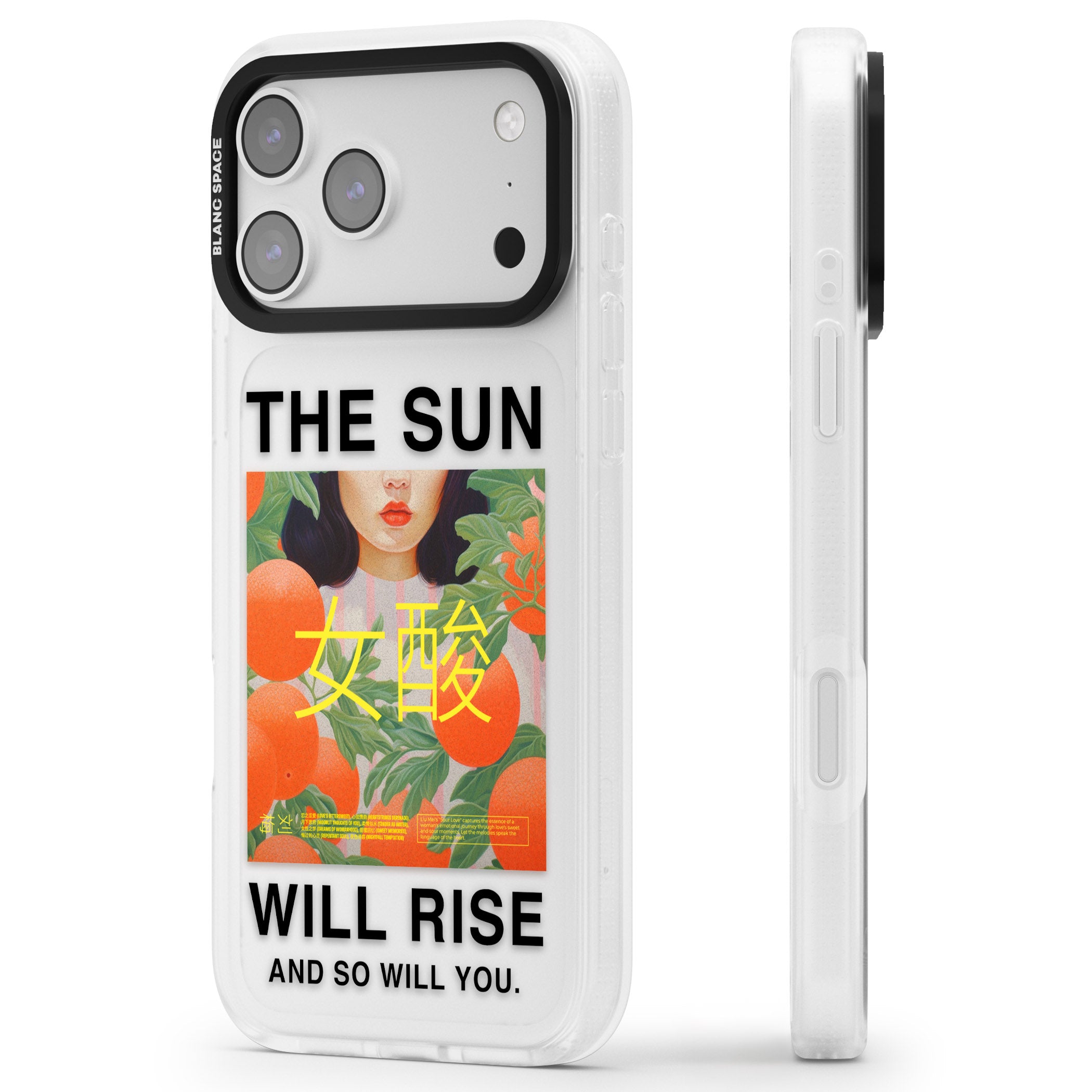 The Sun Will Rise iPhone 17 Pro Max Impact Air Clear Phone Case Side Profile