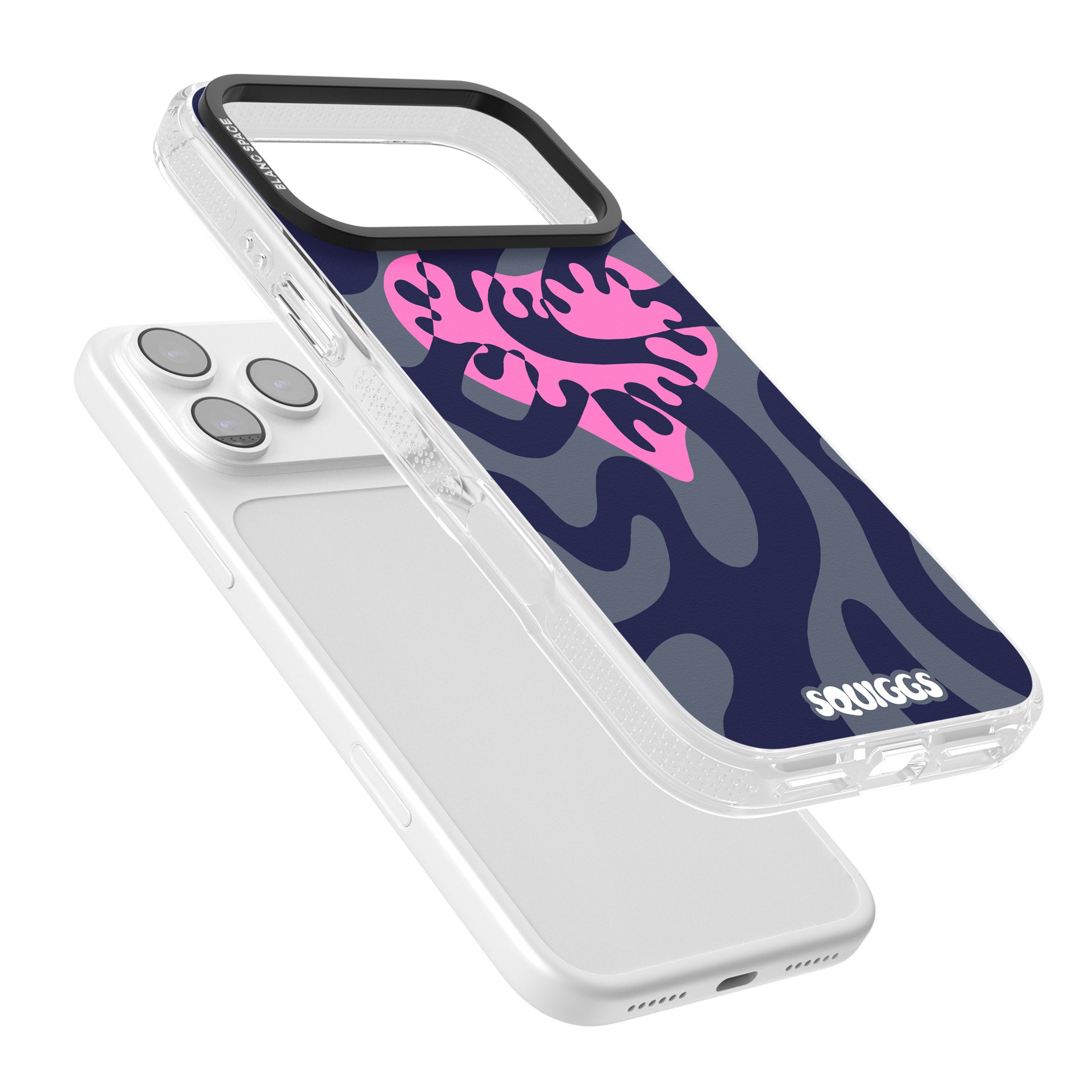 Abstract Heart iPhone 17 Pro Max Impact Air Clear Phone Case Colours