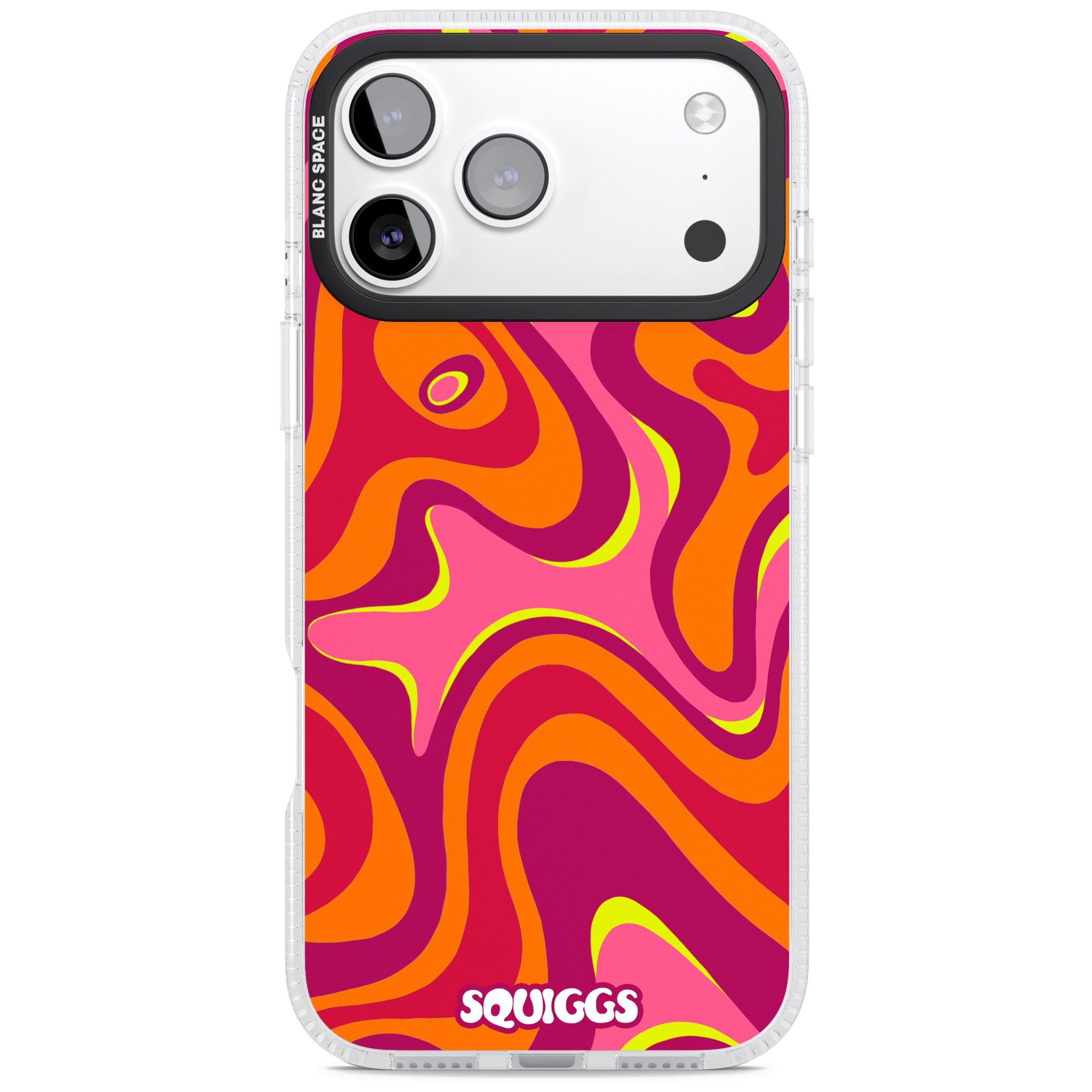 Hot Lava iPhone 17 Pro Max Impact Air Clear Phone Case