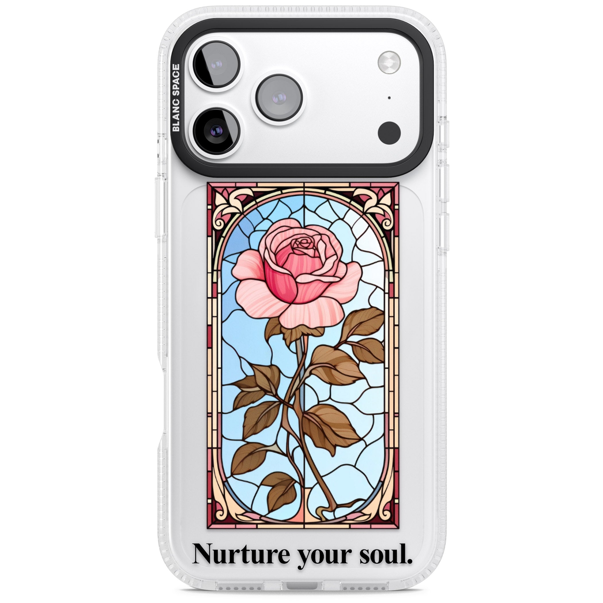 Nurture Your Soul iPhone 17 Pro Max Impact Air Clear Phone Case
