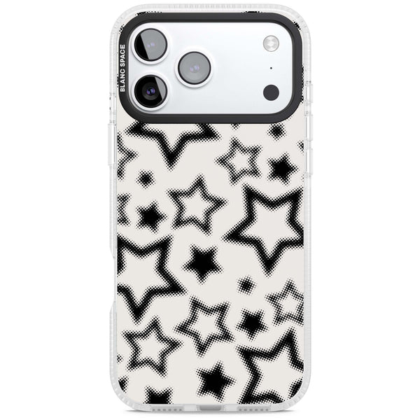 Black Halftone Stars