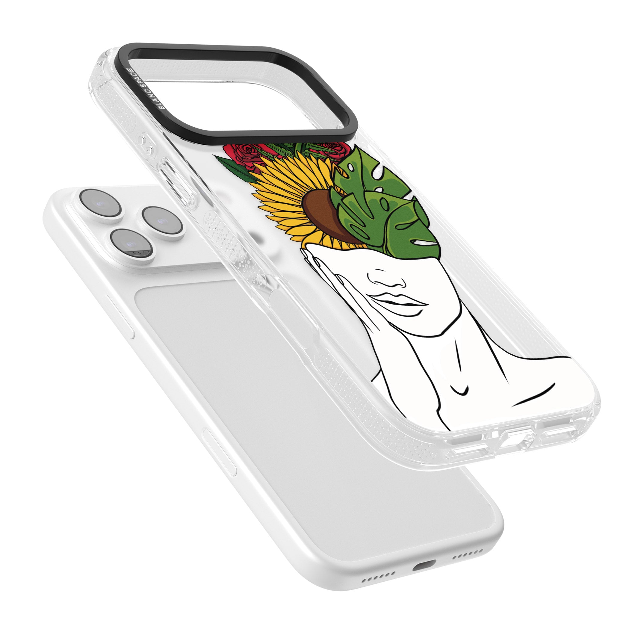 Let The Mind Flourish iPhone 17 Pro Max Impact Air Clear Phone Case Colours