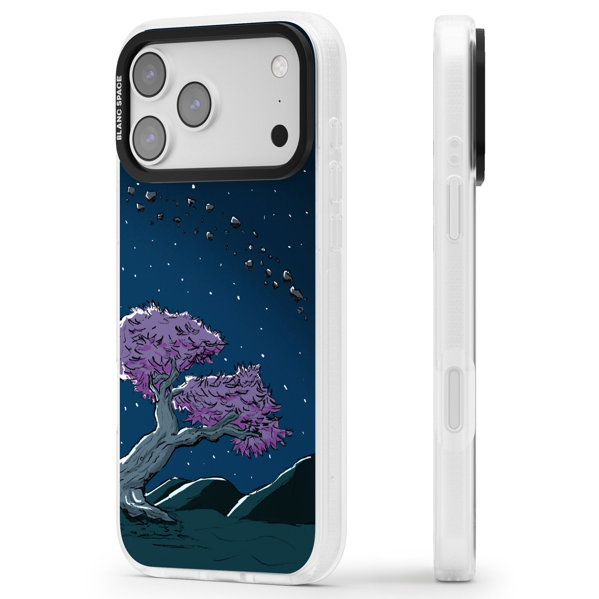 Orbit iPhone 17 Pro Max Impact Air Clear Phone Case Side Profile